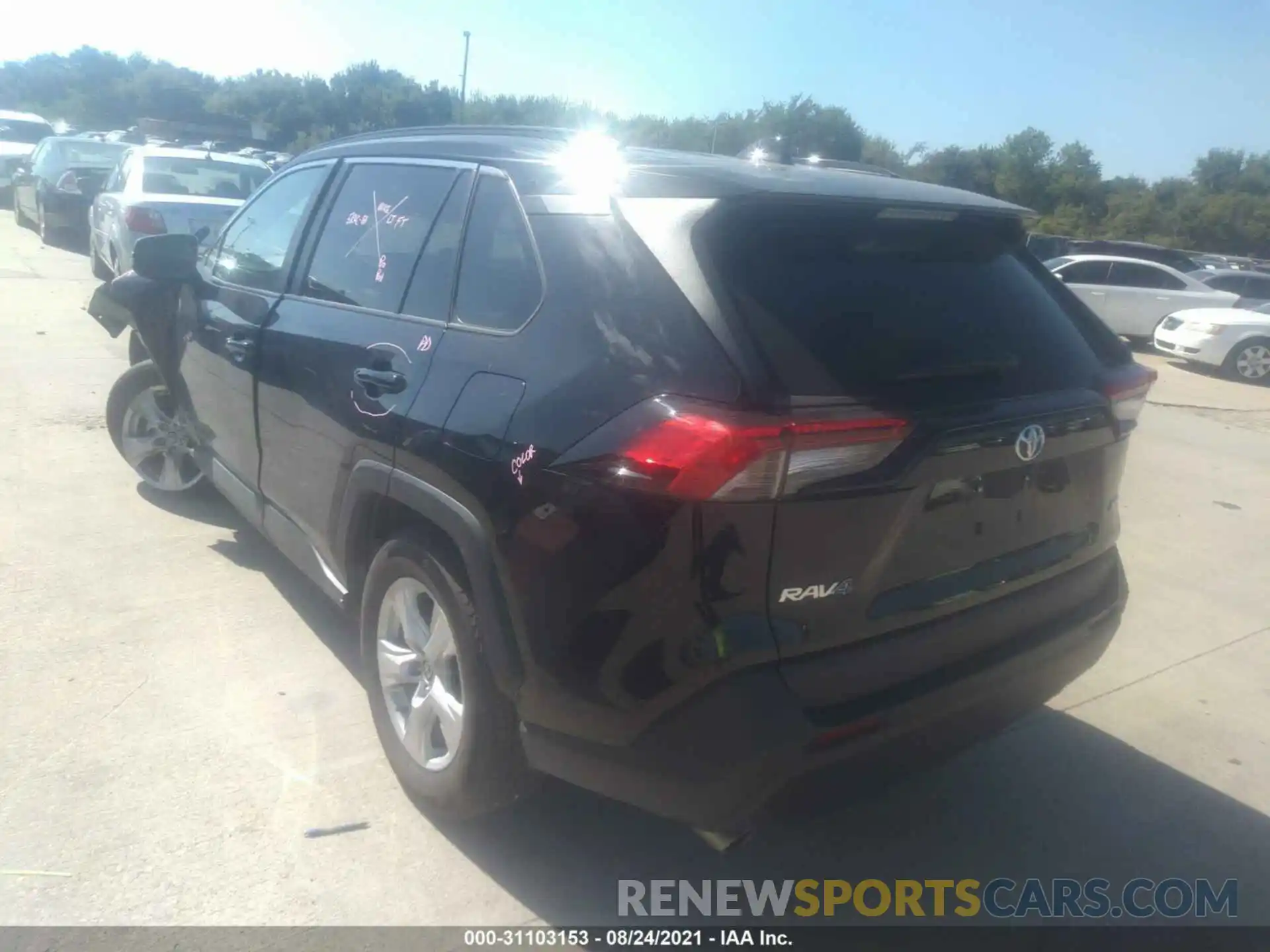 3 Photograph of a damaged car 2T3W1RFV9MW150348 TOYOTA RAV4 2021