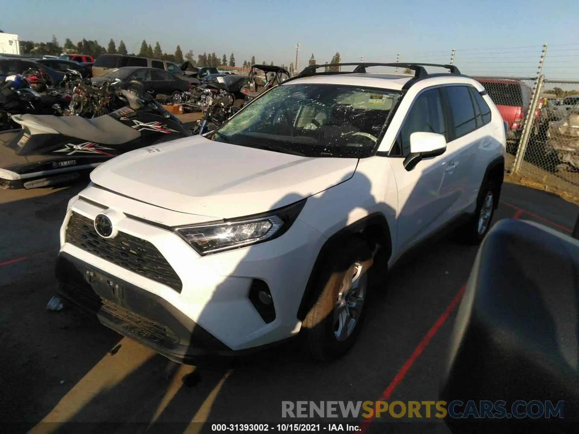 2 Photograph of a damaged car 2T3W1RFV9MW157834 TOYOTA RAV4 2021