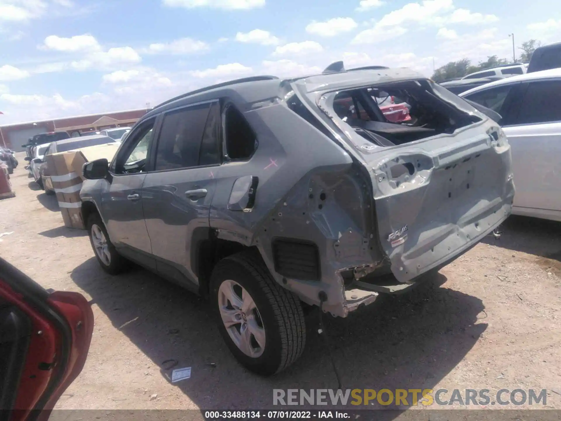 3 Photograph of a damaged car 2T3W1RFV9MW160104 TOYOTA RAV4 2021