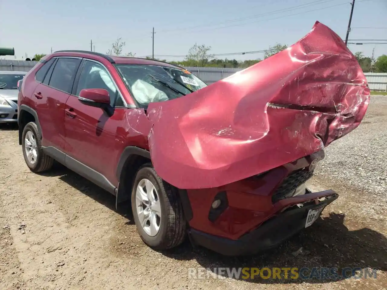 1 Photograph of a damaged car 2T3W1RFV9MW170356 TOYOTA RAV4 2021