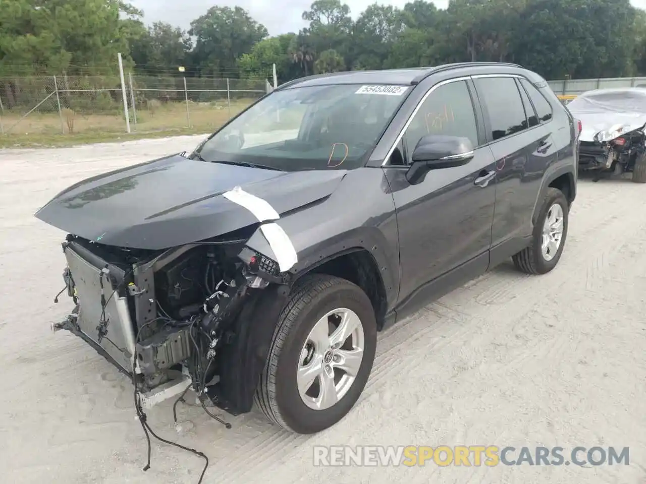 2 Photograph of a damaged car 2T3W1RFV9MW179137 TOYOTA RAV4 2021