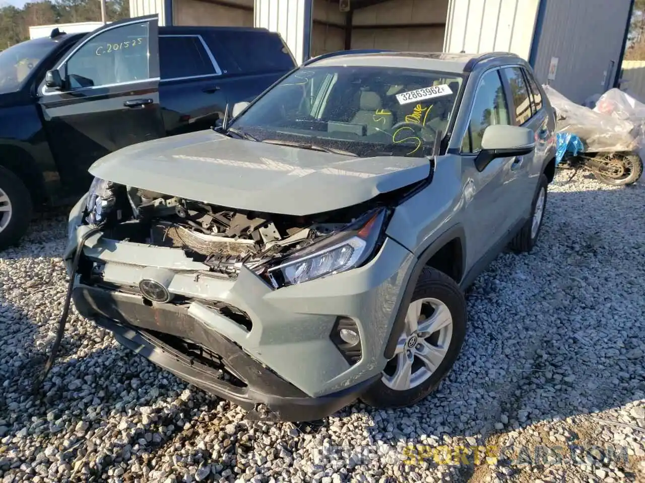 2 Photograph of a damaged car 2T3W1RFVXMC089142 TOYOTA RAV4 2021