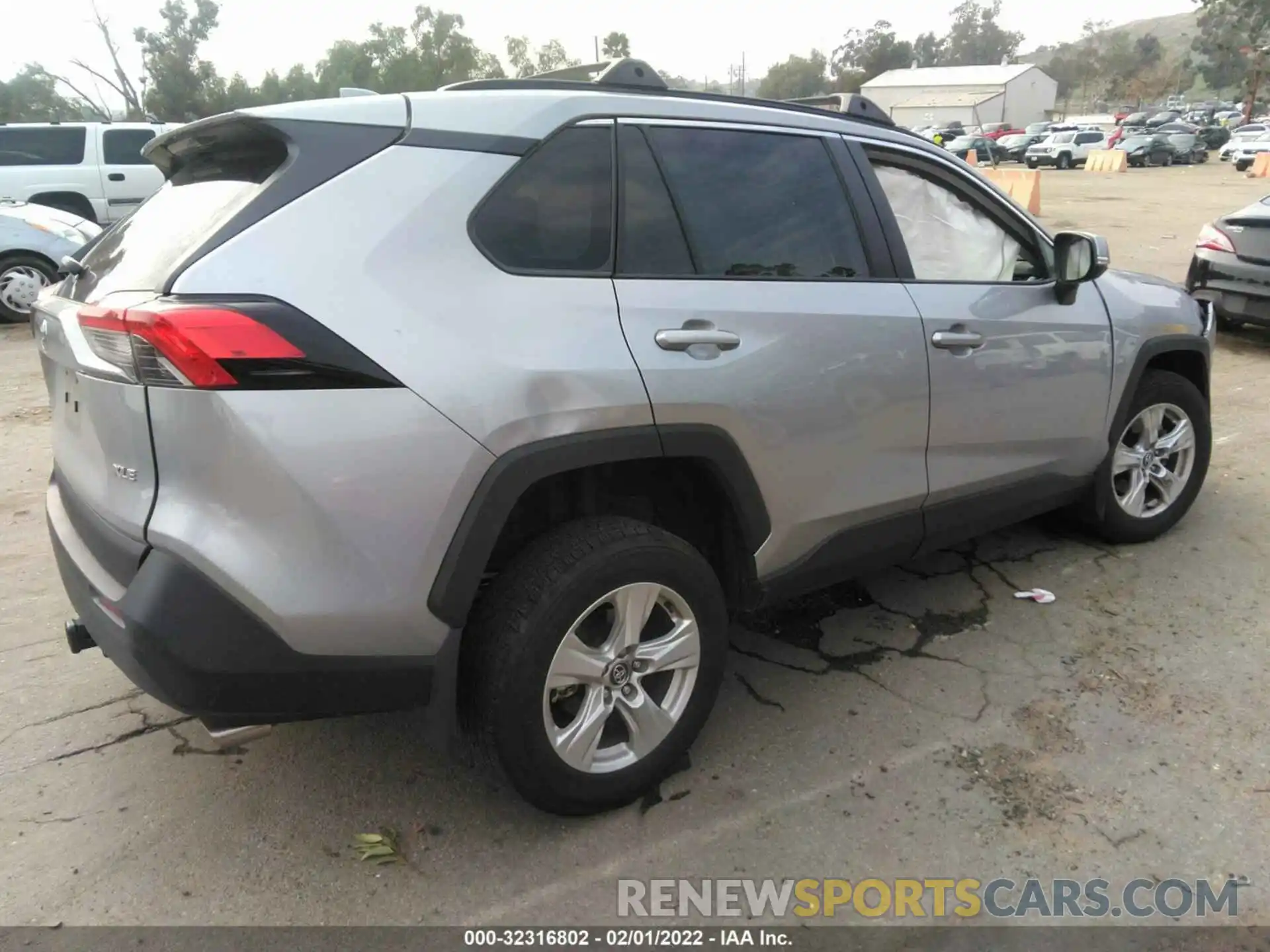 4 Фотография поврежденного автомобиля 2T3W1RFVXMC091442 TOYOTA RAV4 2021