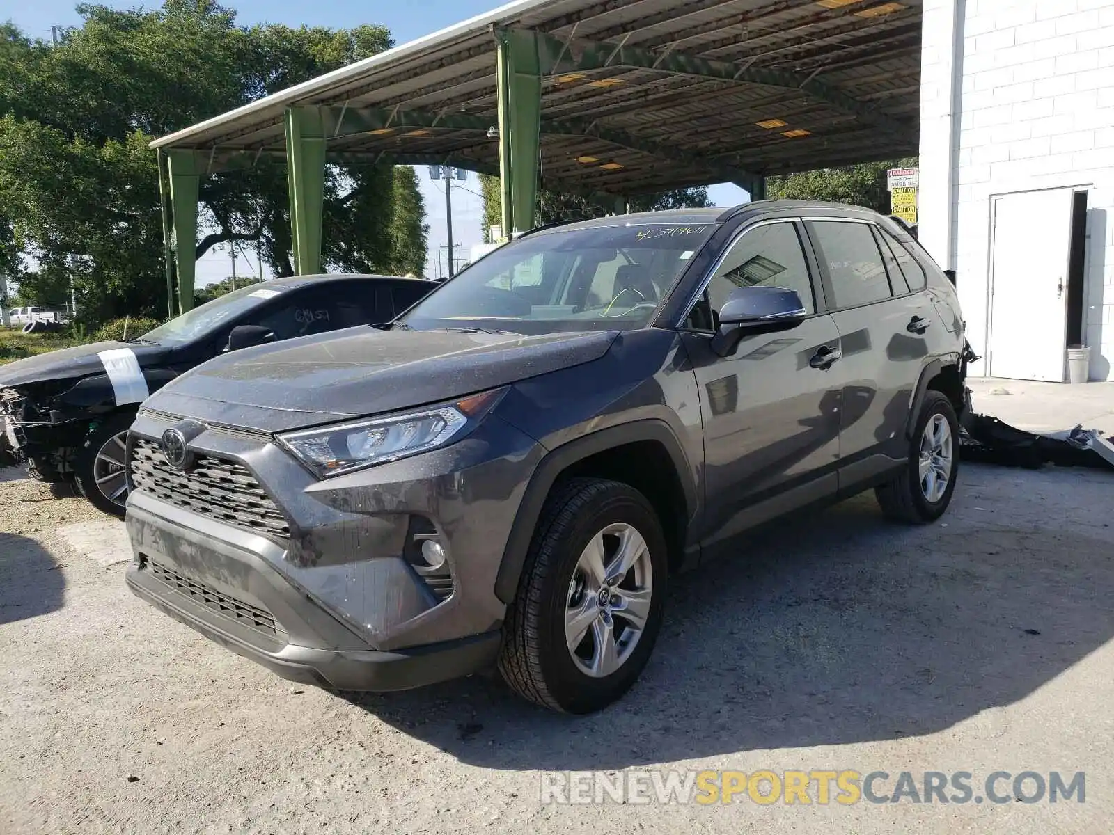 2 Photograph of a damaged car 2T3W1RFVXMC093742 TOYOTA RAV4 2021