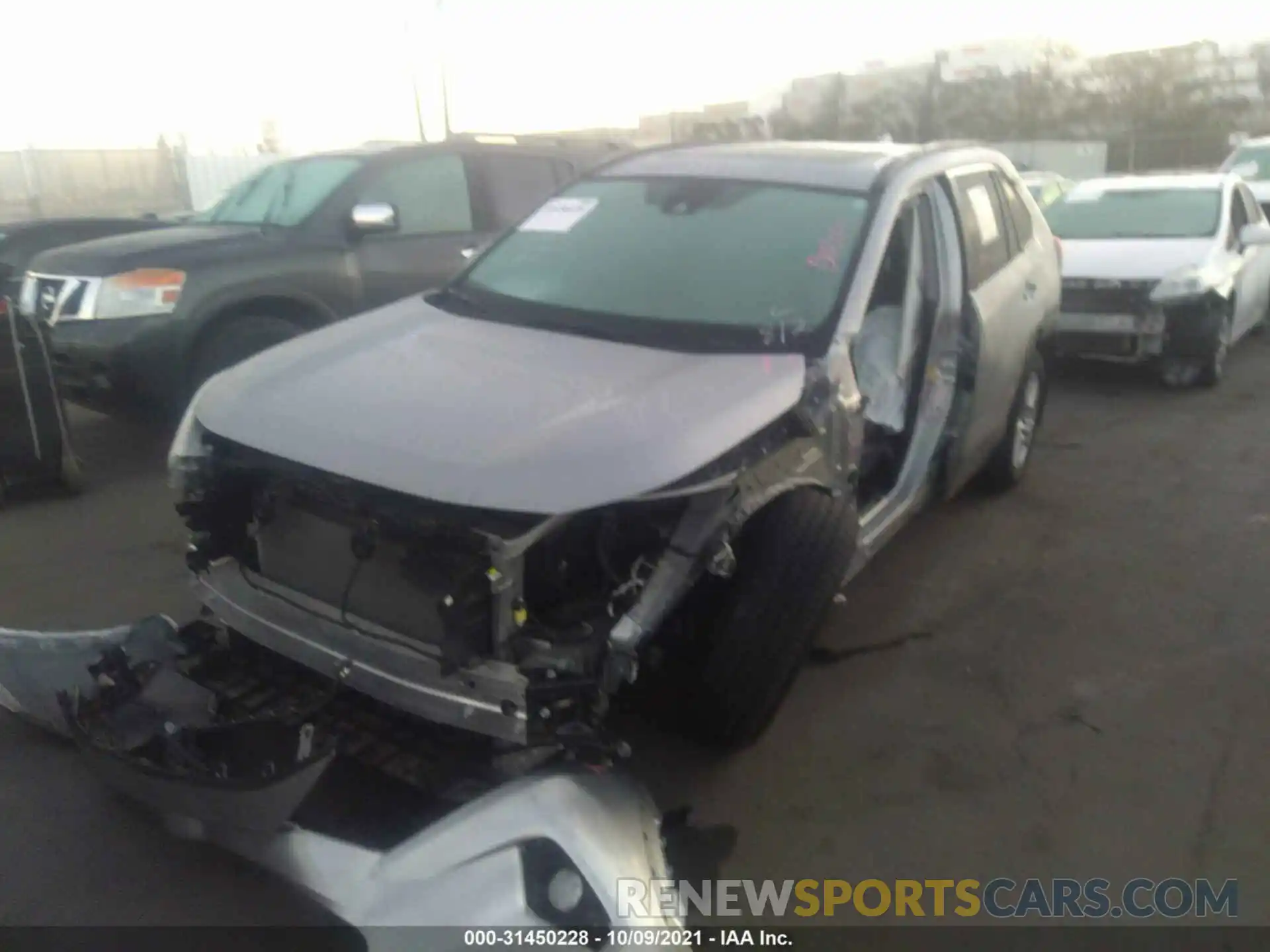 6 Фотография поврежденного автомобиля 2T3W1RFVXMC097645 TOYOTA RAV4 2021