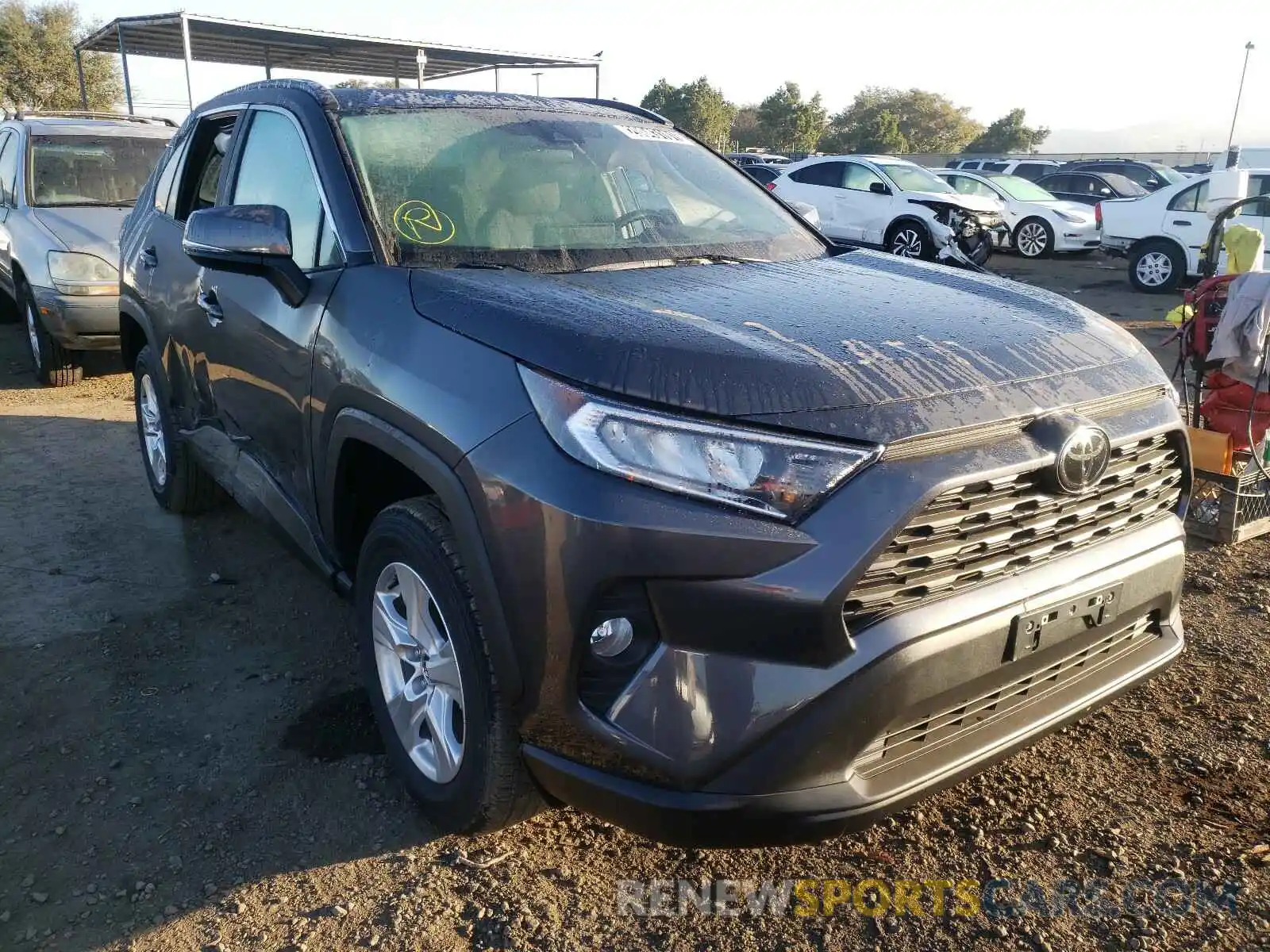 1 Photograph of a damaged car 2T3W1RFVXMC098553 TOYOTA RAV4 2021