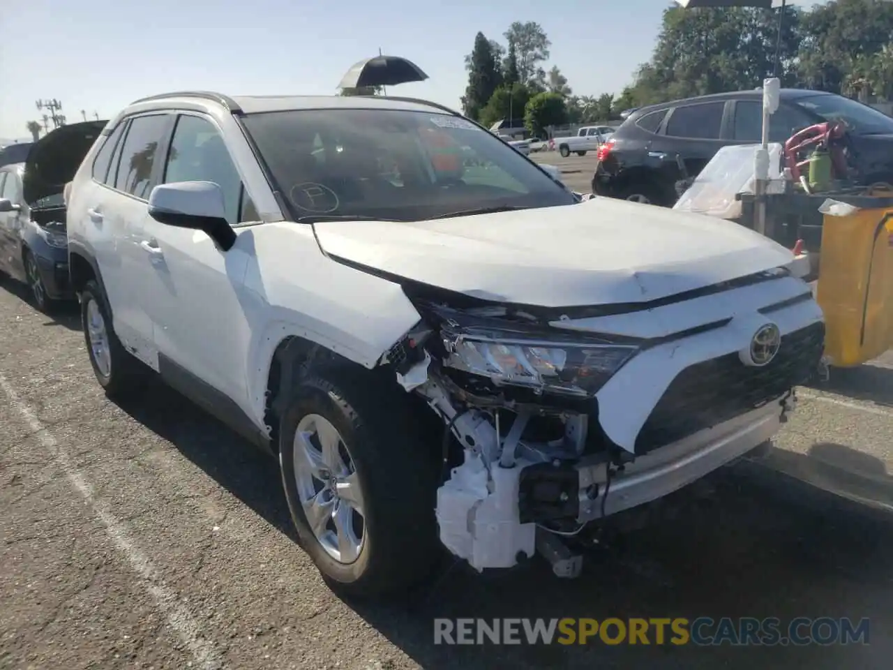 1 Photograph of a damaged car 2T3W1RFVXMC101371 TOYOTA RAV4 2021