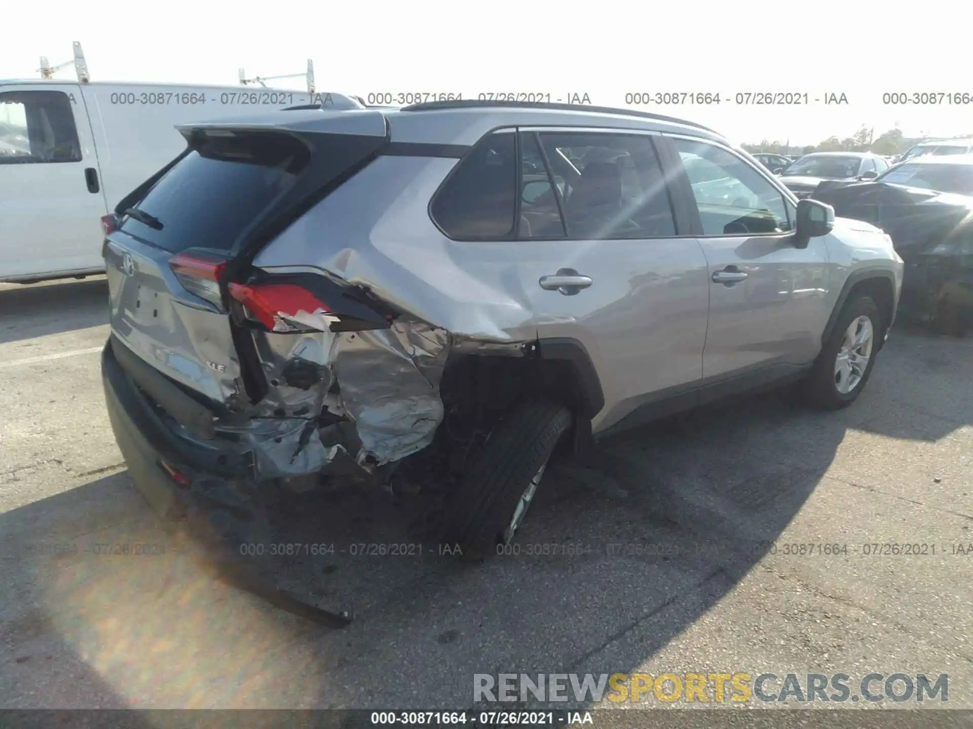 4 Photograph of a damaged car 2T3W1RFVXMC104657 TOYOTA RAV4 2021