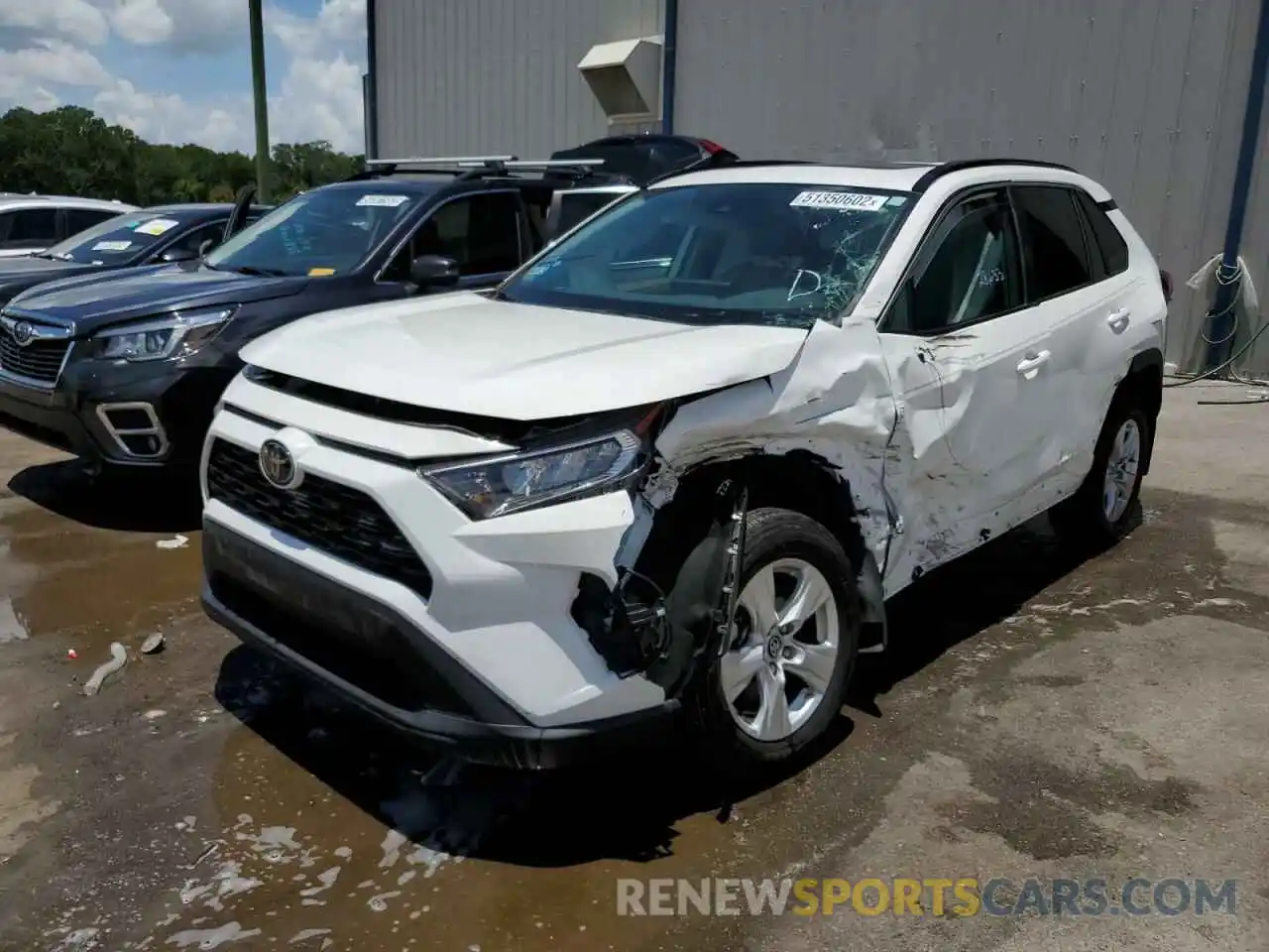 2 Photograph of a damaged car 2T3W1RFVXMC106067 TOYOTA RAV4 2021