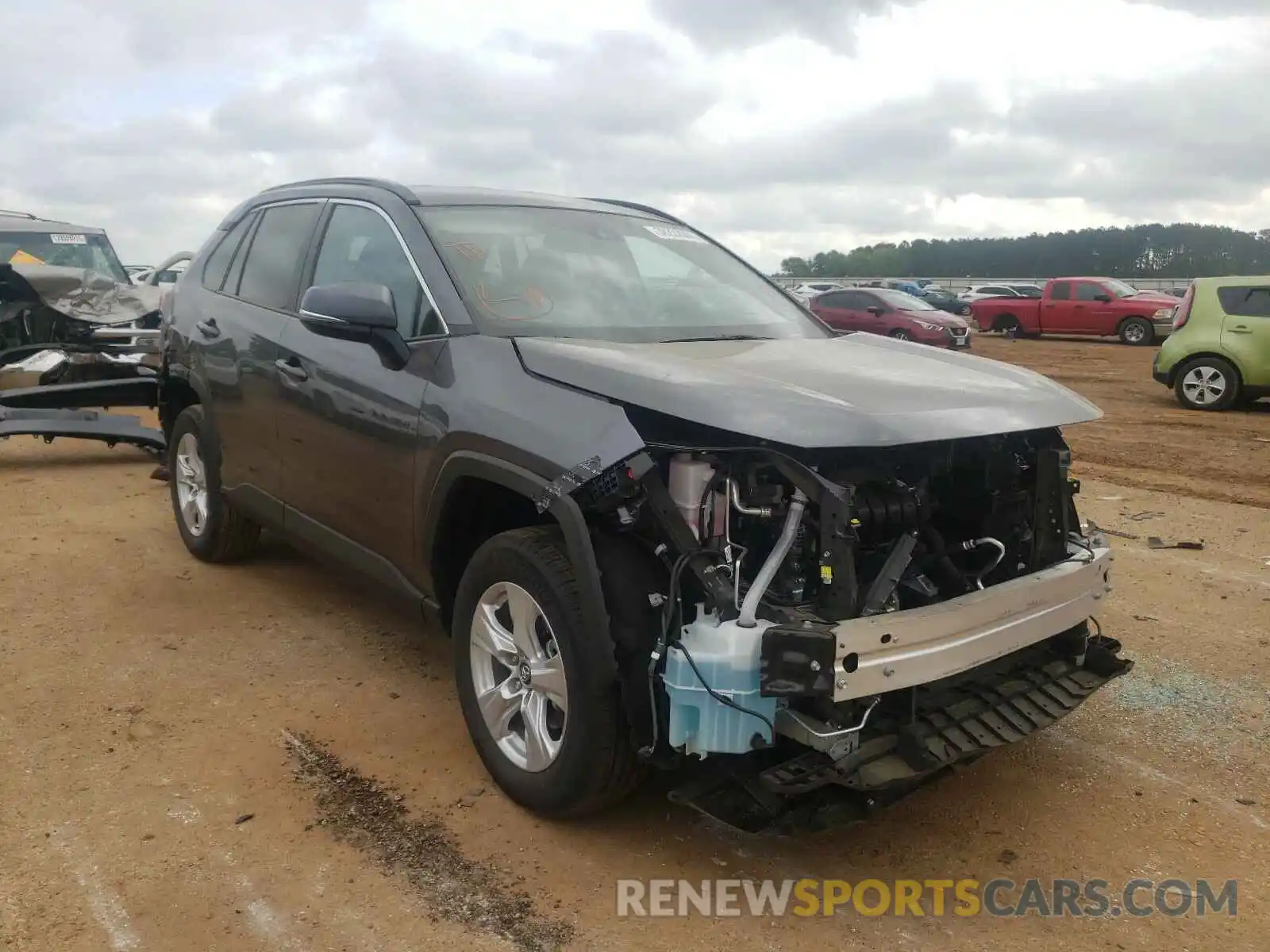 1 Photograph of a damaged car 2T3W1RFVXMC108174 TOYOTA RAV4 2021