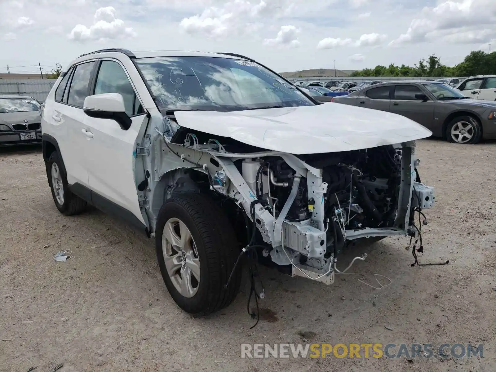 1 Photograph of a damaged car 2T3W1RFVXMC109244 TOYOTA RAV4 2021