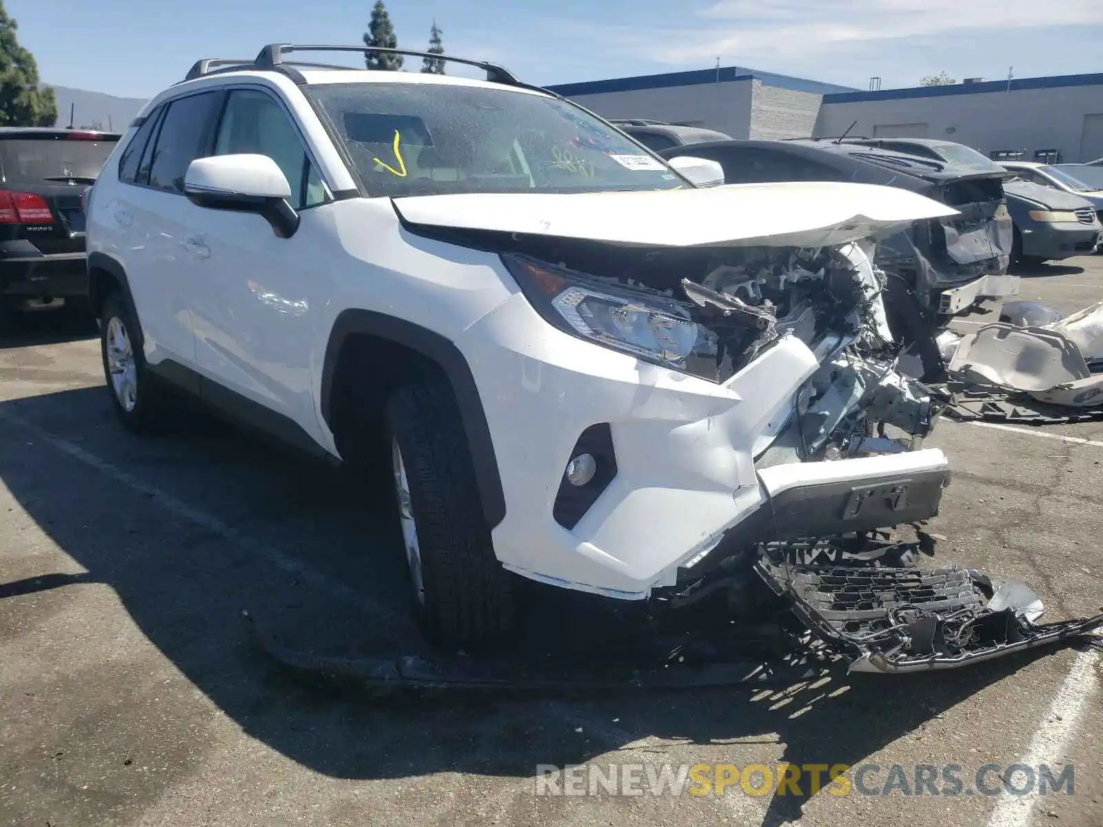 1 Photograph of a damaged car 2T3W1RFVXMC117537 TOYOTA RAV4 2021