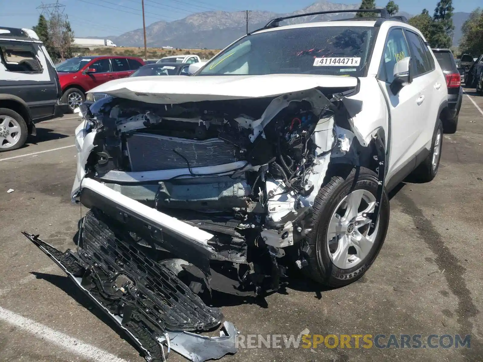 2 Photograph of a damaged car 2T3W1RFVXMC117537 TOYOTA RAV4 2021