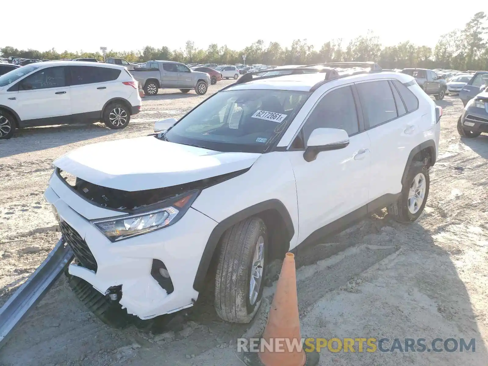 2 Photograph of a damaged car 2T3W1RFVXMC119918 TOYOTA RAV4 2021