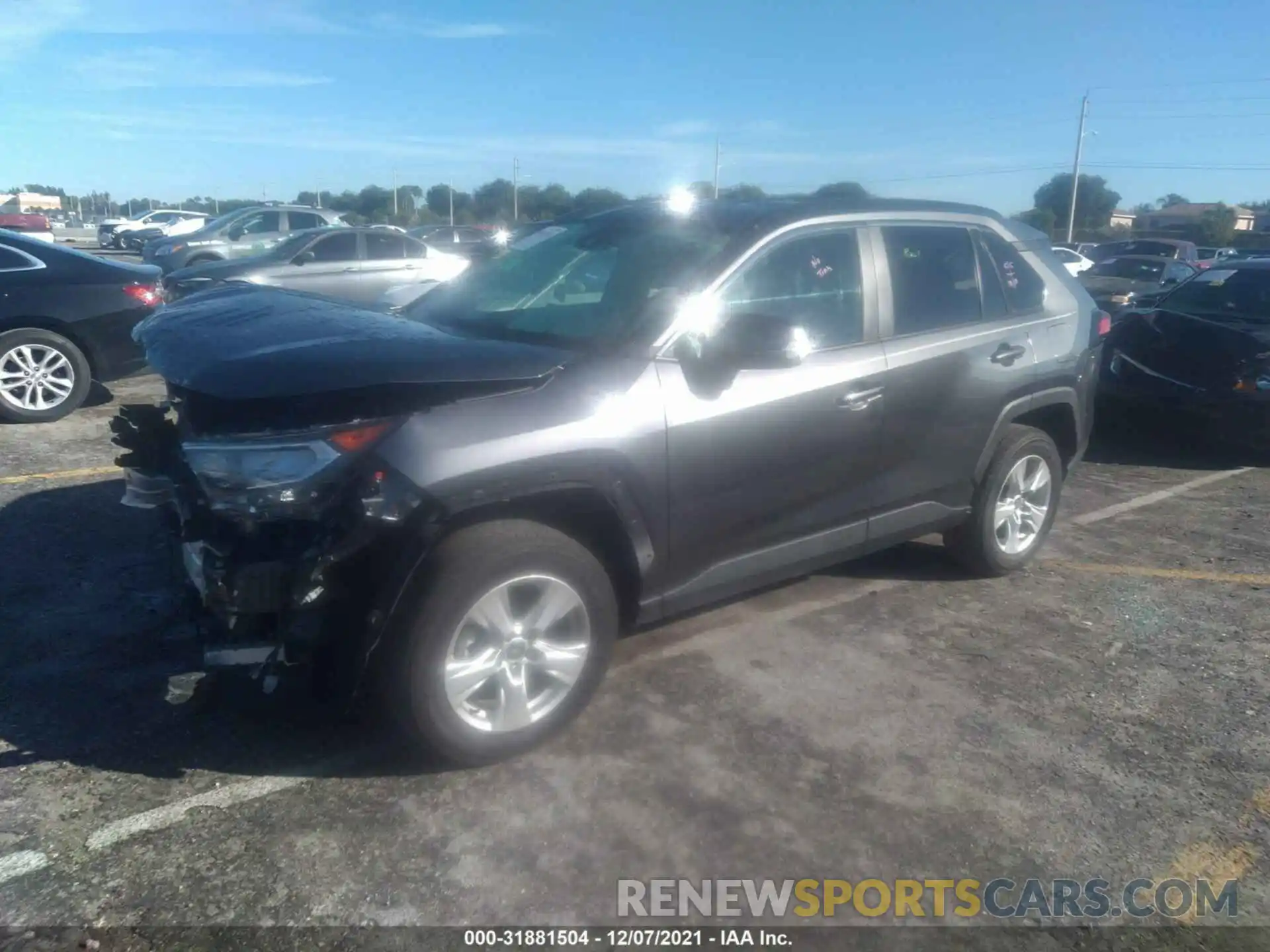 2 Photograph of a damaged car 2T3W1RFVXMC122253 TOYOTA RAV4 2021