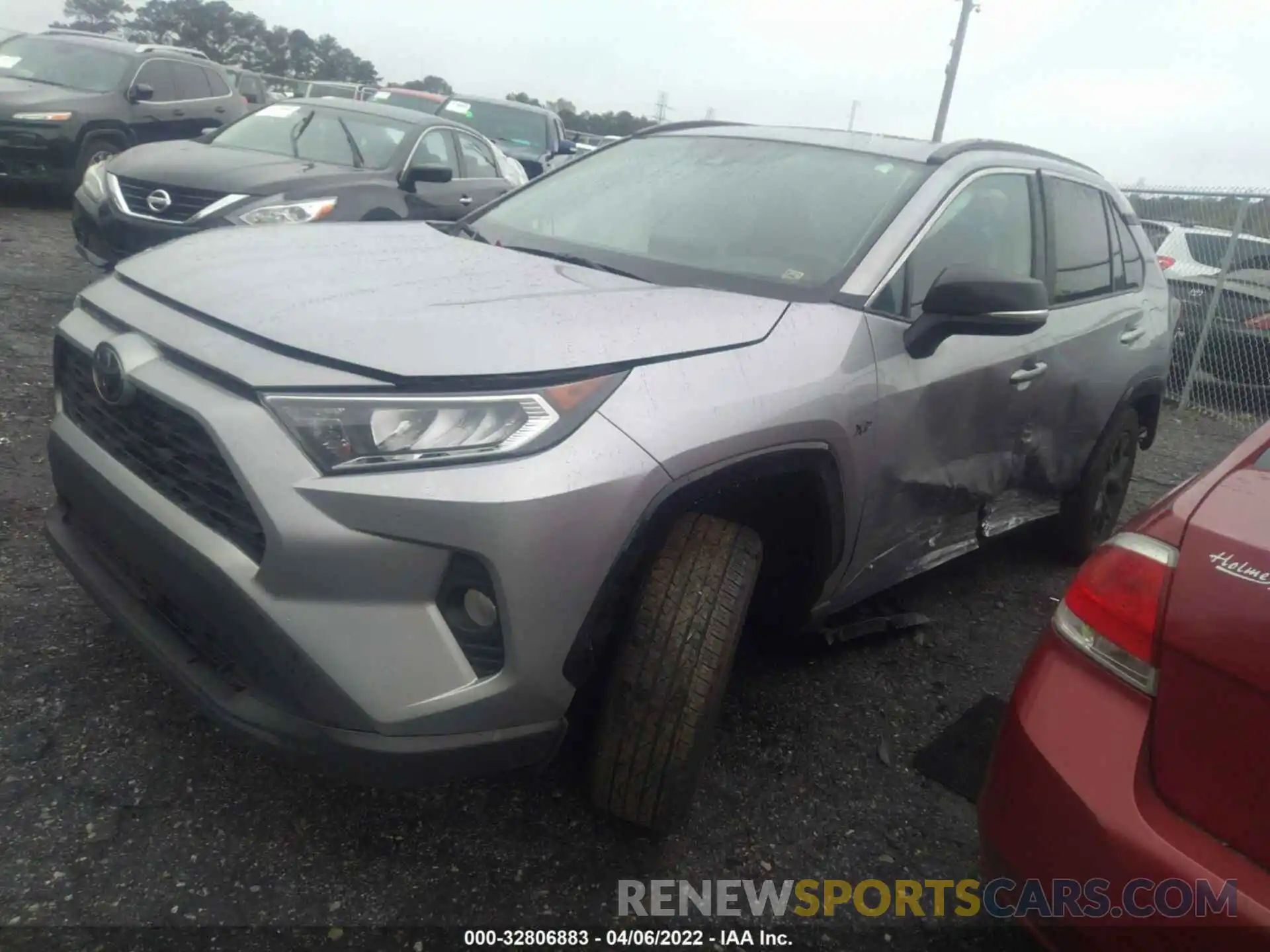 2 Photograph of a damaged car 2T3W1RFVXMC131454 TOYOTA RAV4 2021