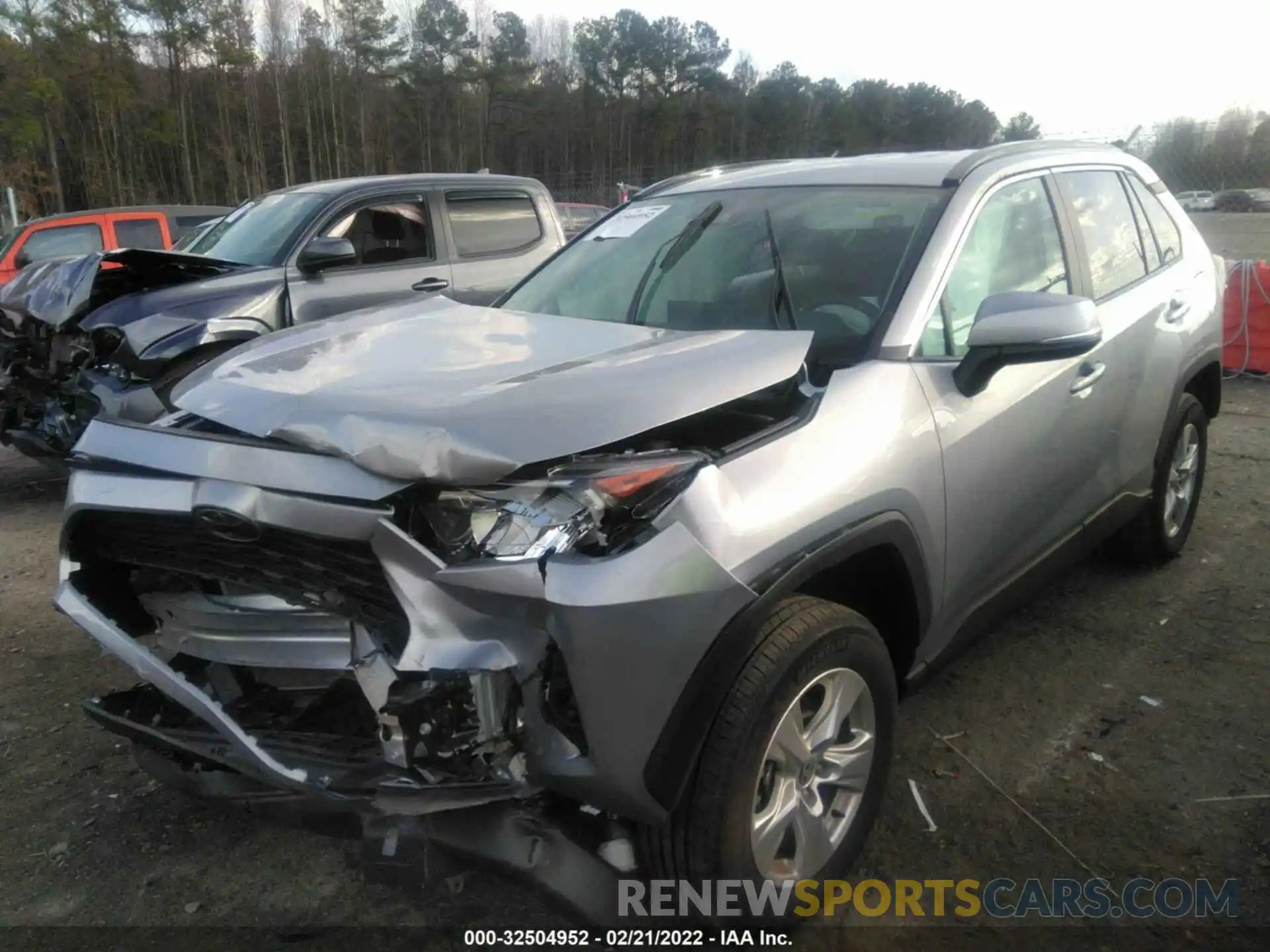 2 Photograph of a damaged car 2T3W1RFVXMC136203 TOYOTA RAV4 2021