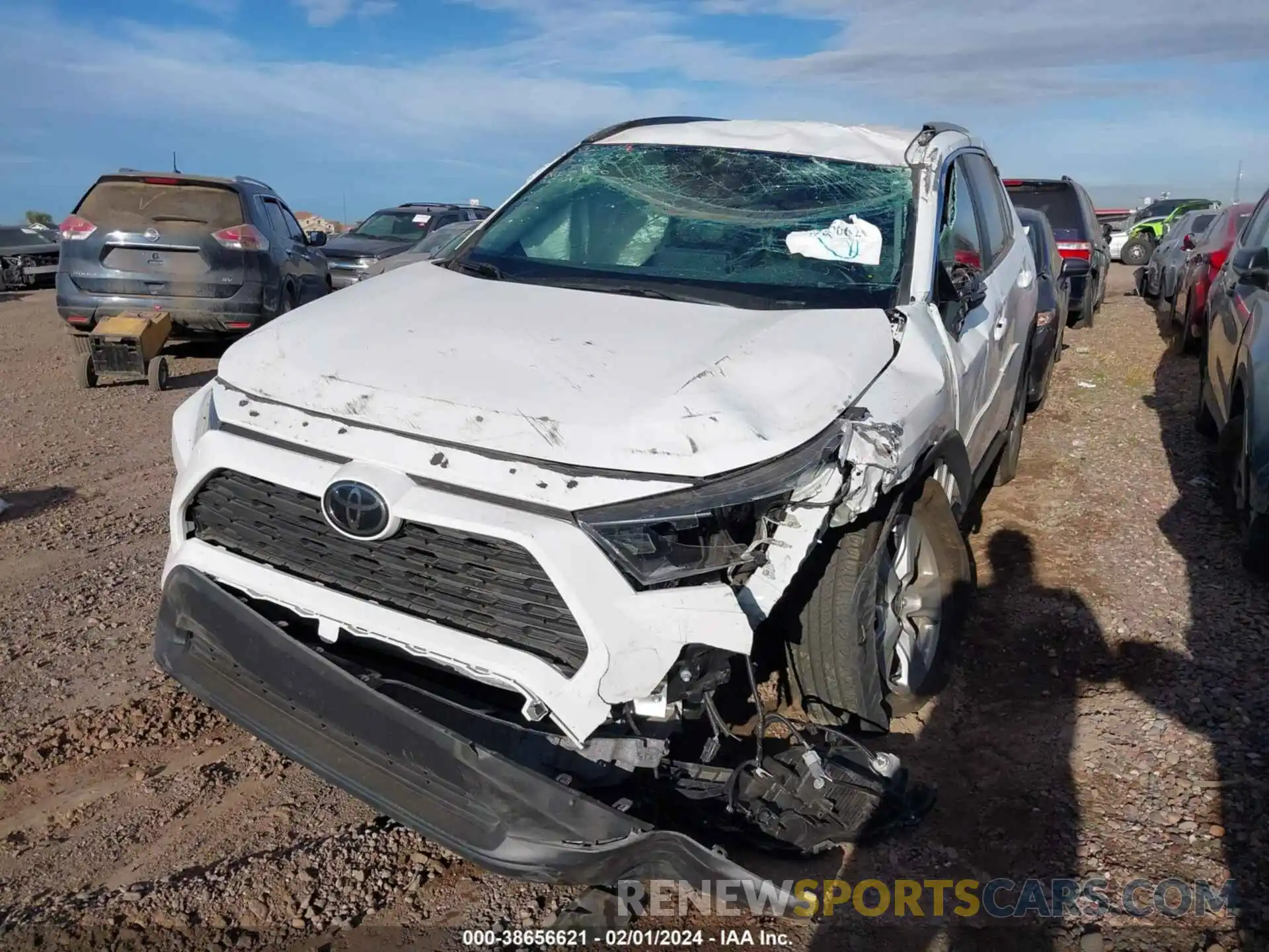 2 Photograph of a damaged car 2T3W1RFVXMC137500 TOYOTA RAV4 2021