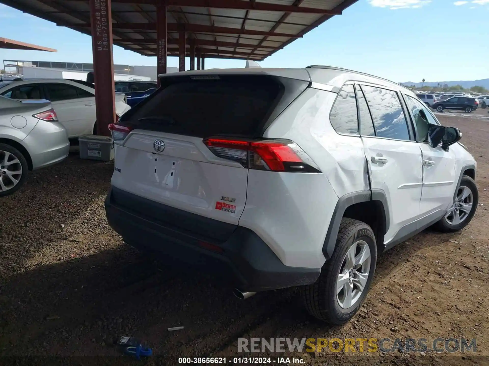 4 Photograph of a damaged car 2T3W1RFVXMC137500 TOYOTA RAV4 2021