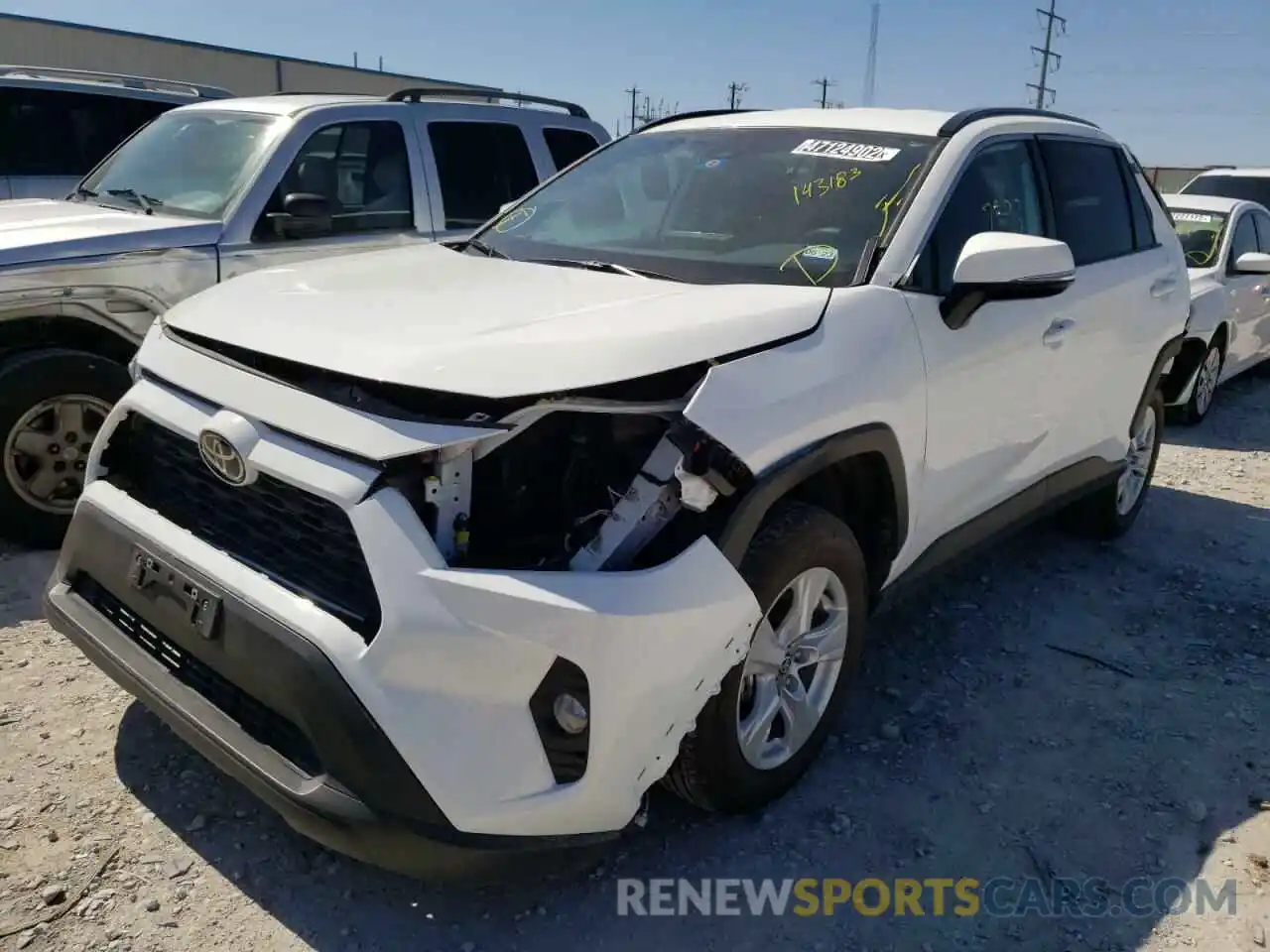 2 Photograph of a damaged car 2T3W1RFVXMC143183 TOYOTA RAV4 2021