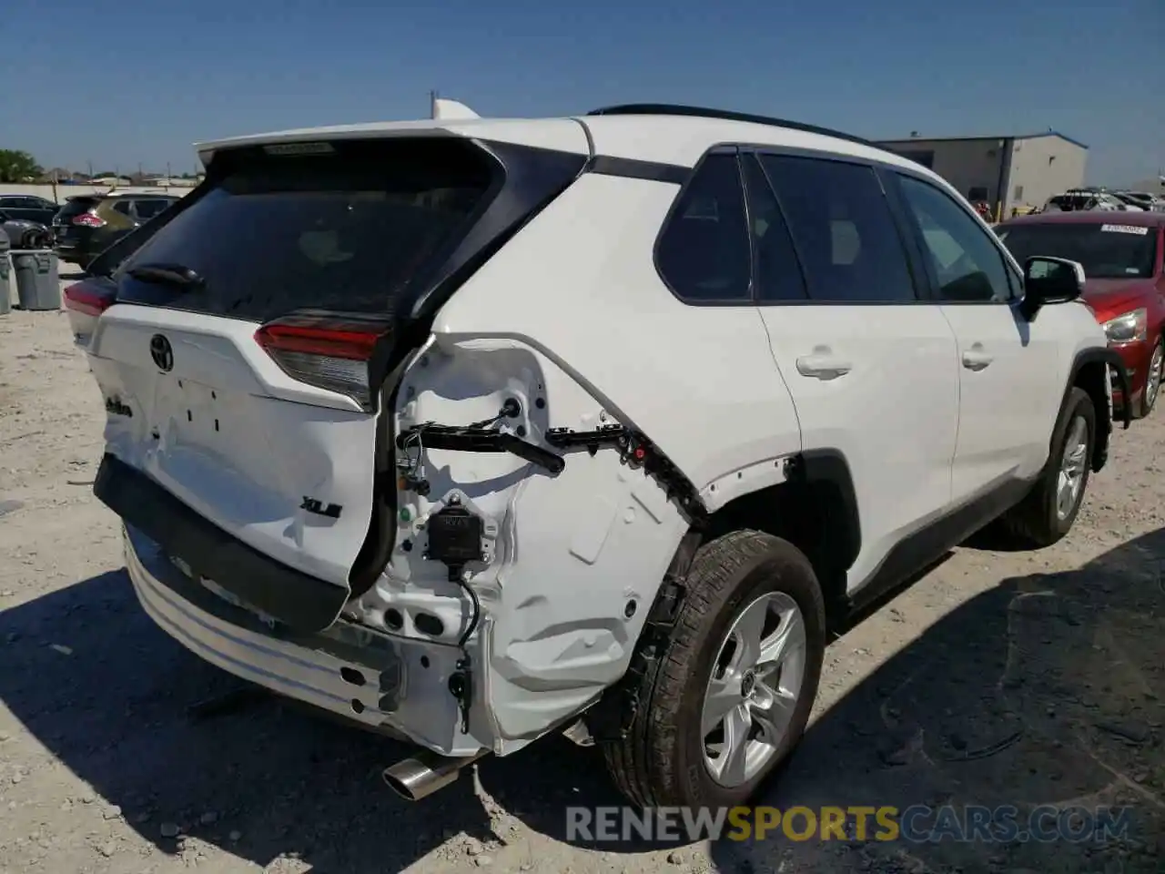 4 Photograph of a damaged car 2T3W1RFVXMC143183 TOYOTA RAV4 2021