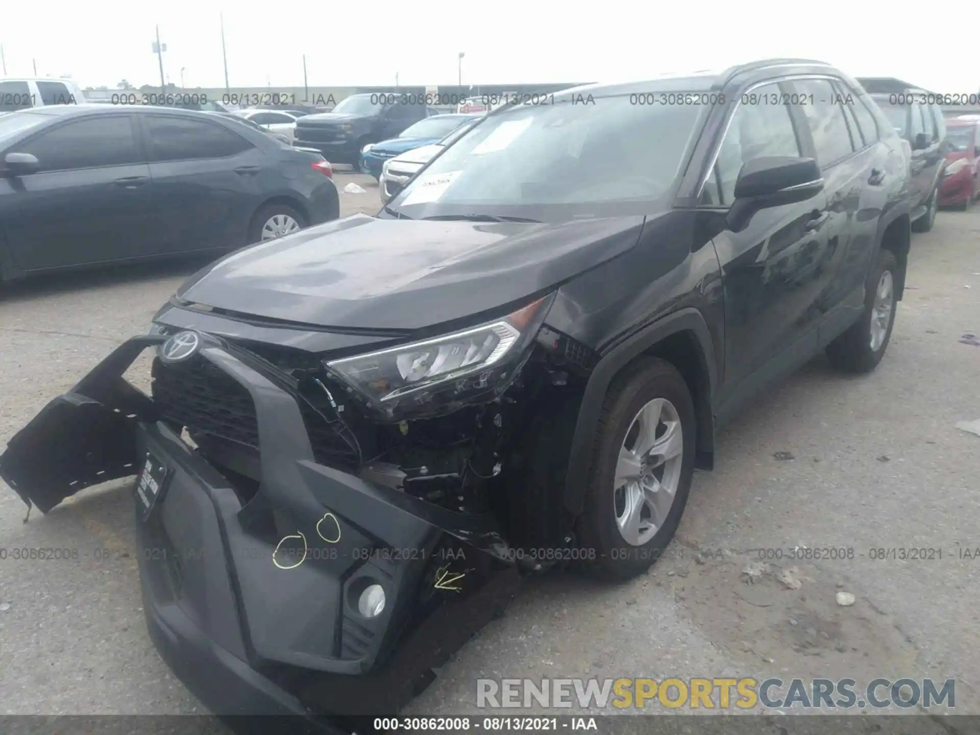 2 Photograph of a damaged car 2T3W1RFVXMC144852 TOYOTA RAV4 2021