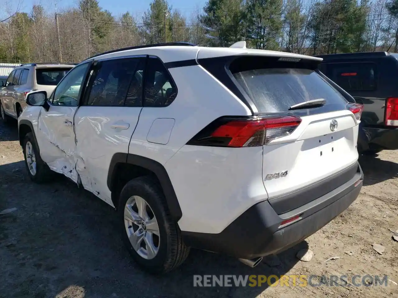 3 Photograph of a damaged car 2T3W1RFVXMC152613 TOYOTA RAV4 2021