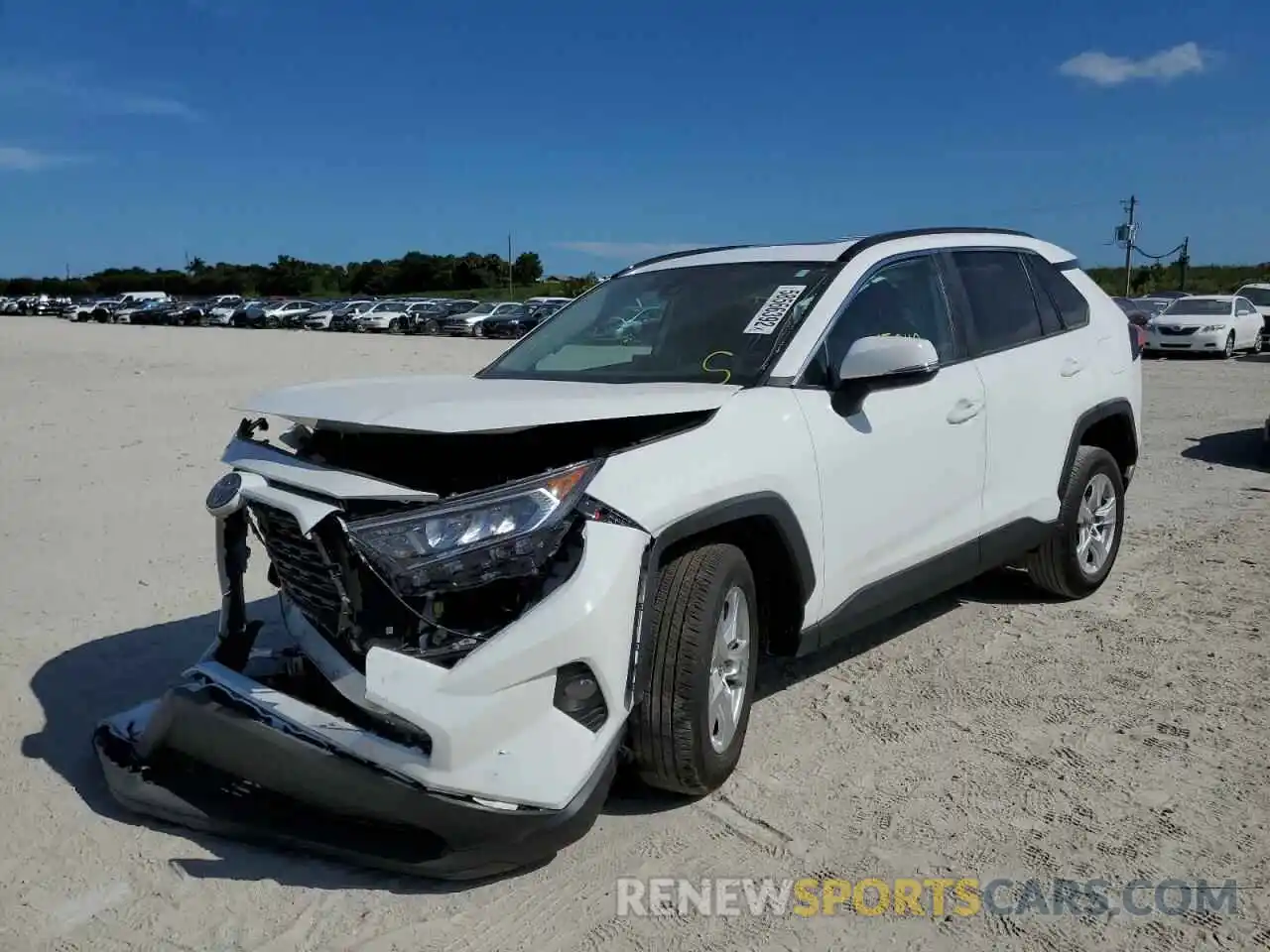 2 Photograph of a damaged car 2T3W1RFVXMC154135 TOYOTA RAV4 2021