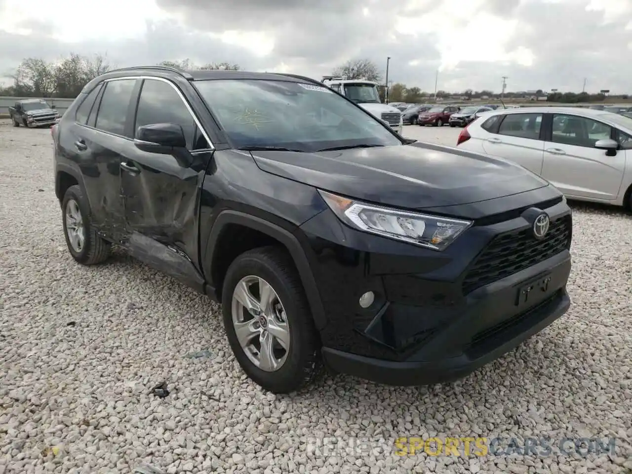 1 Photograph of a damaged car 2T3W1RFVXMC163062 TOYOTA RAV4 2021