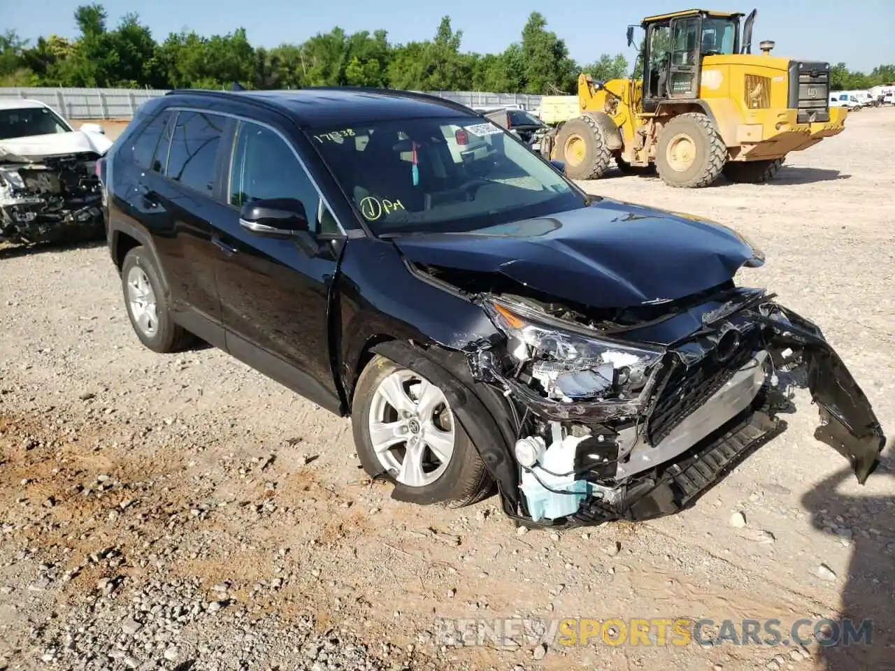 1 Photograph of a damaged car 2T3W1RFVXMC171338 TOYOTA RAV4 2021