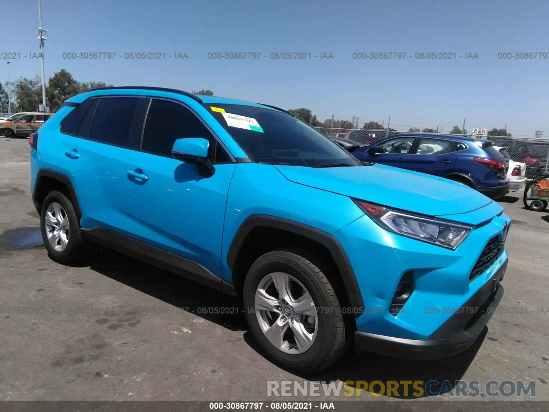 1 Фотография поврежденного автомобиля 2T3W1RFVXMW106407 TOYOTA RAV4 2021