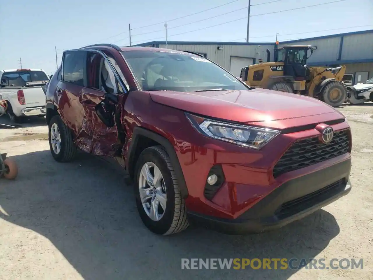 1 Photograph of a damaged car 2T3W1RFVXMW110134 TOYOTA RAV4 2021