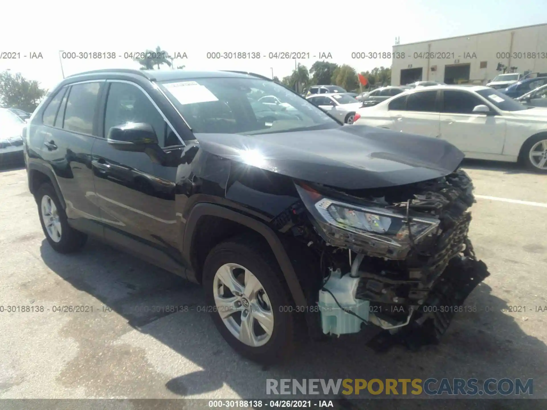 1 Photograph of a damaged car 2T3W1RFVXMW112496 TOYOTA RAV4 2021