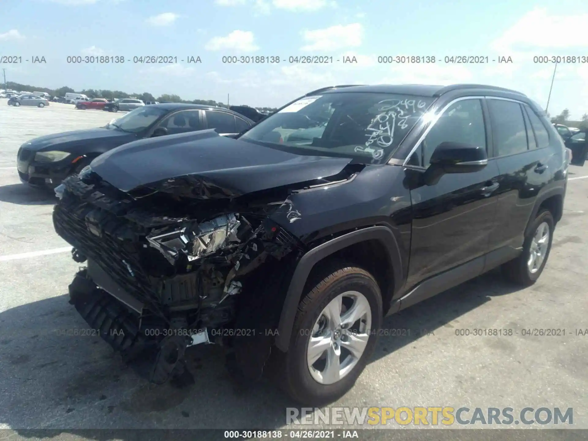 2 Photograph of a damaged car 2T3W1RFVXMW112496 TOYOTA RAV4 2021