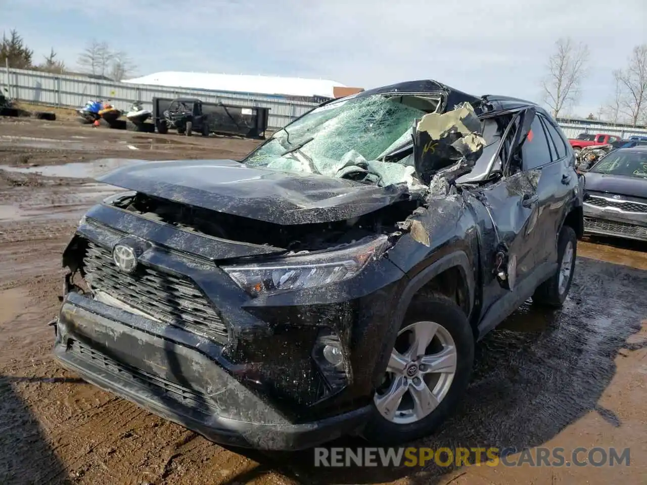 2 Photograph of a damaged car 2T3W1RFVXMW113082 TOYOTA RAV4 2021