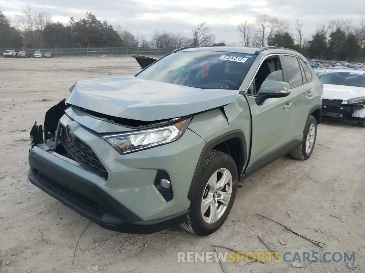 2 Фотография поврежденного автомобиля 2T3W1RFVXMW117097 TOYOTA RAV4 2021