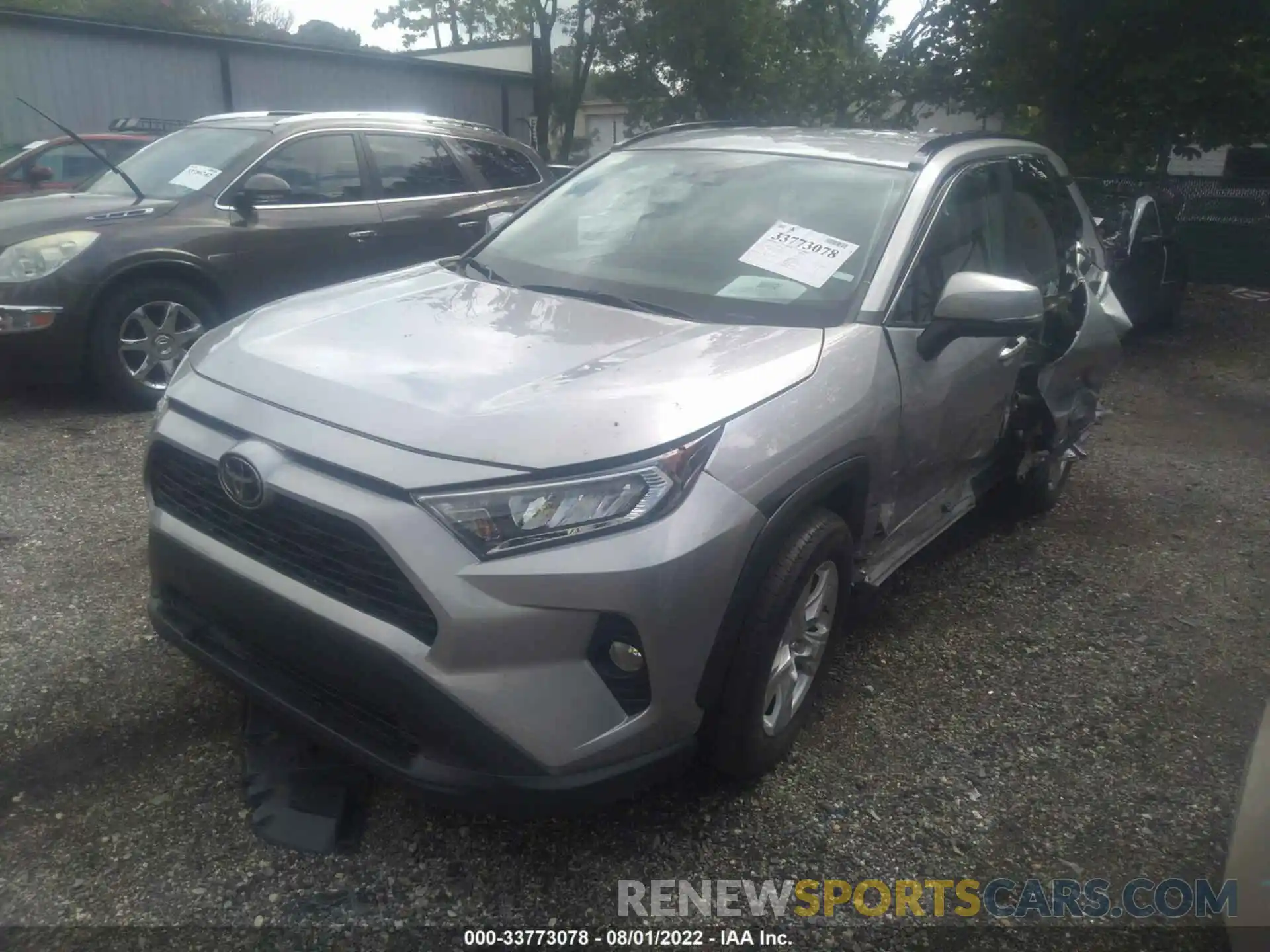 2 Photograph of a damaged car 2T3W1RFVXMW117522 TOYOTA RAV4 2021