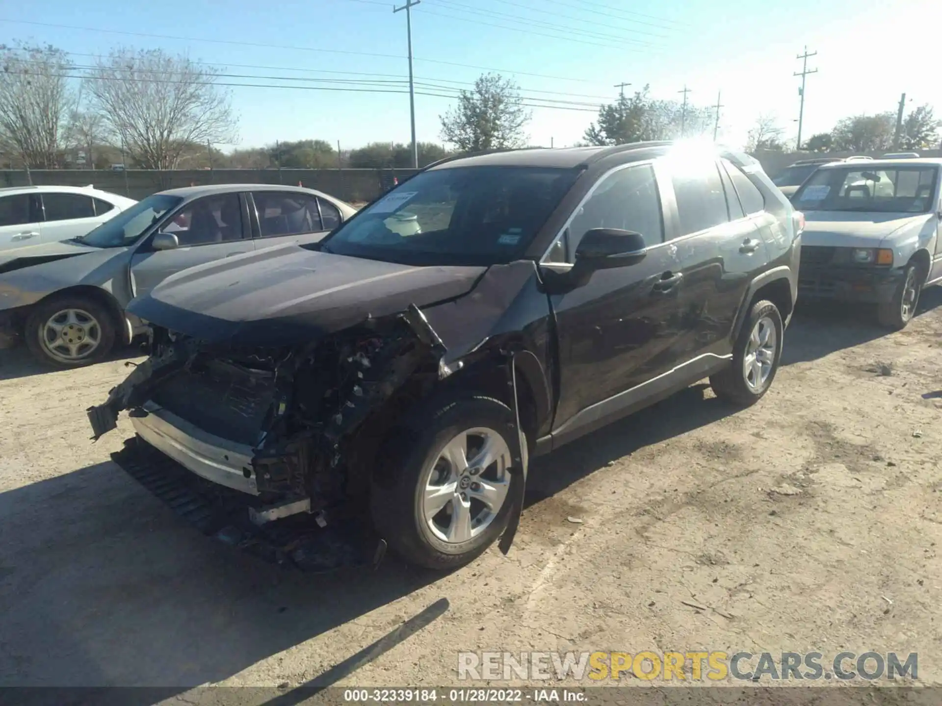 2 Photograph of a damaged car 2T3W1RFVXMW118749 TOYOTA RAV4 2021