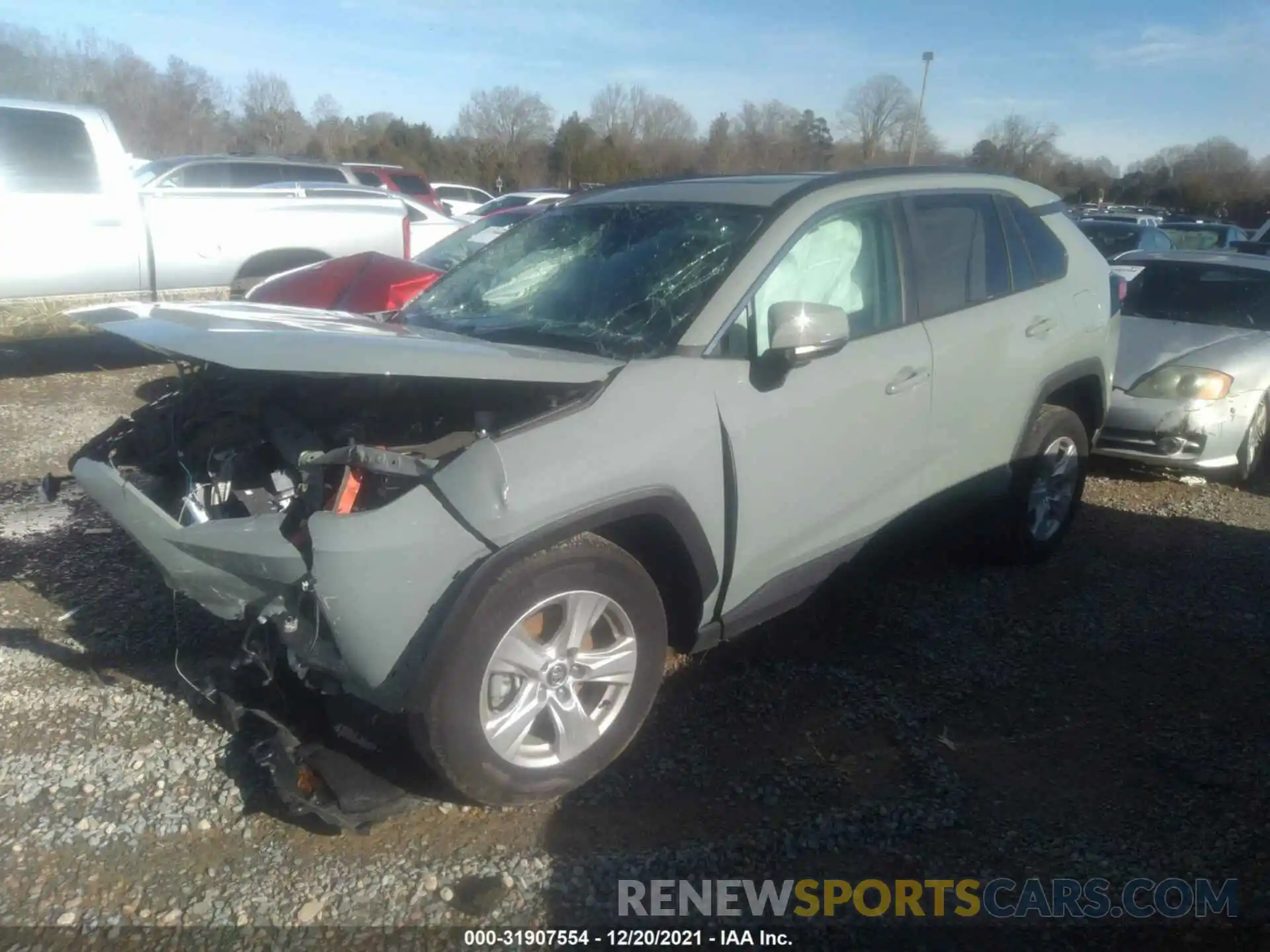 2 Photograph of a damaged car 2T3W1RFVXMW118993 TOYOTA RAV4 2021