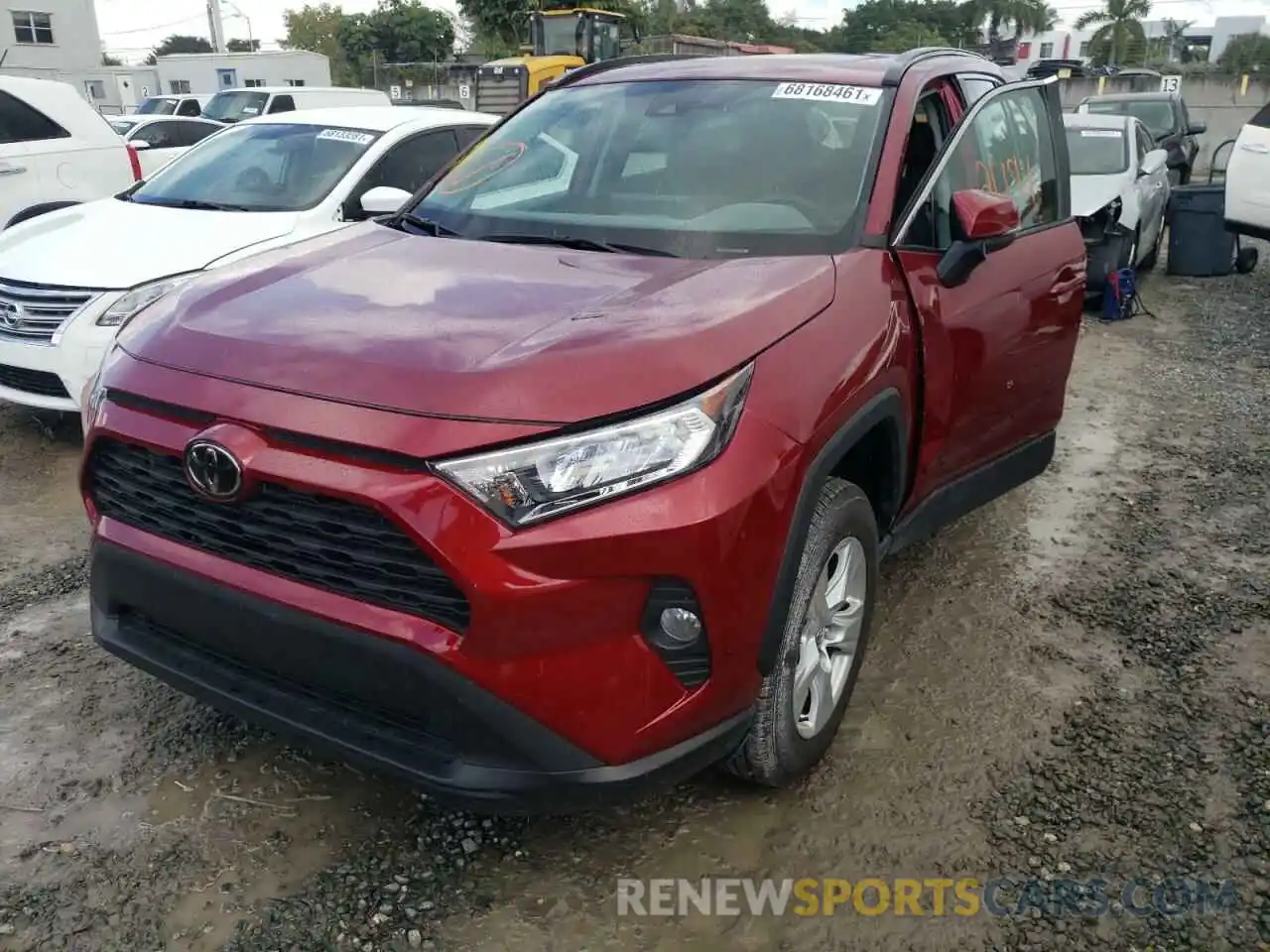 2 Photograph of a damaged car 2T3W1RFVXMW119691 TOYOTA RAV4 2021