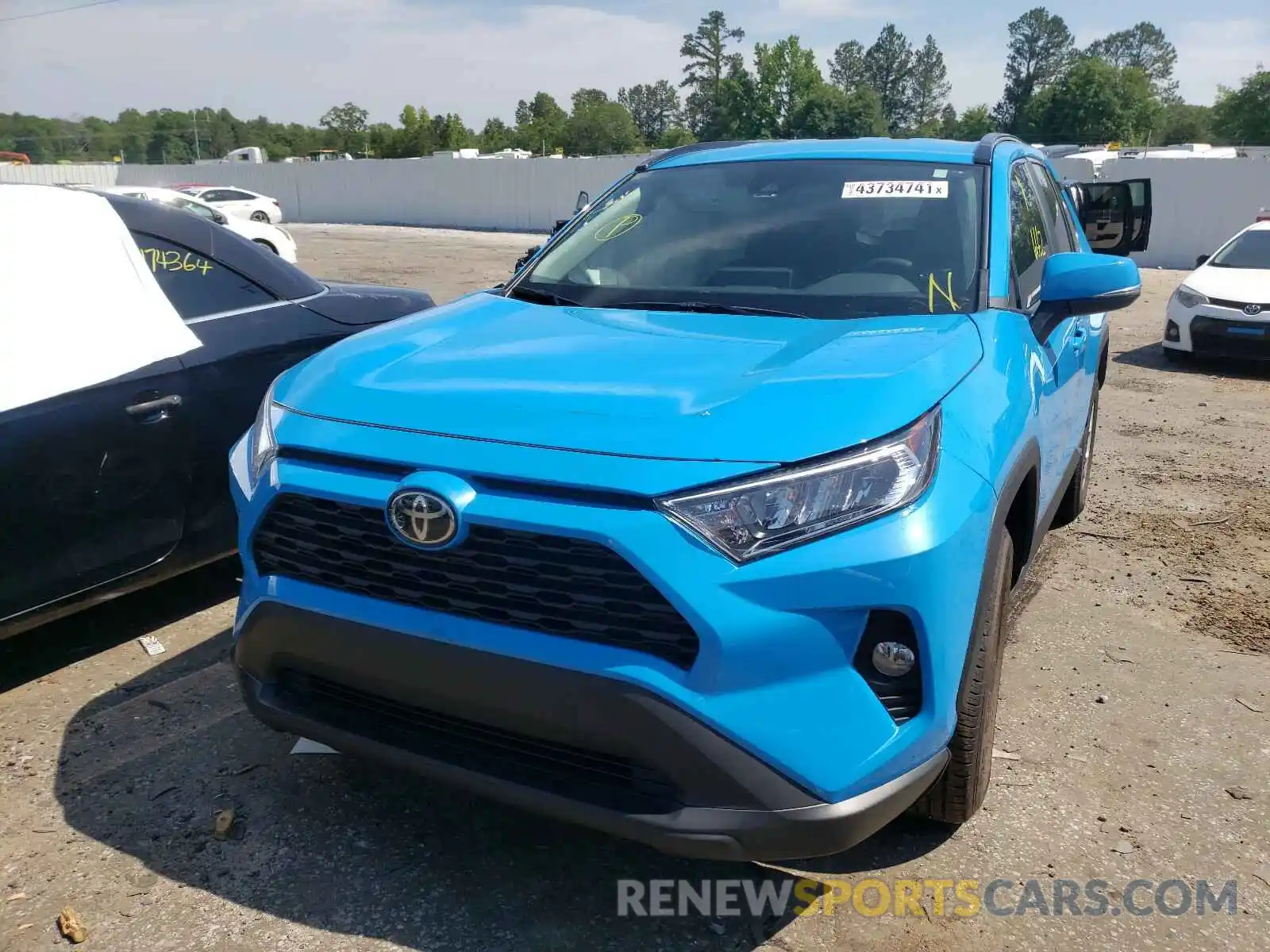 2 Photograph of a damaged car 2T3W1RFVXMW125457 TOYOTA RAV4 2021