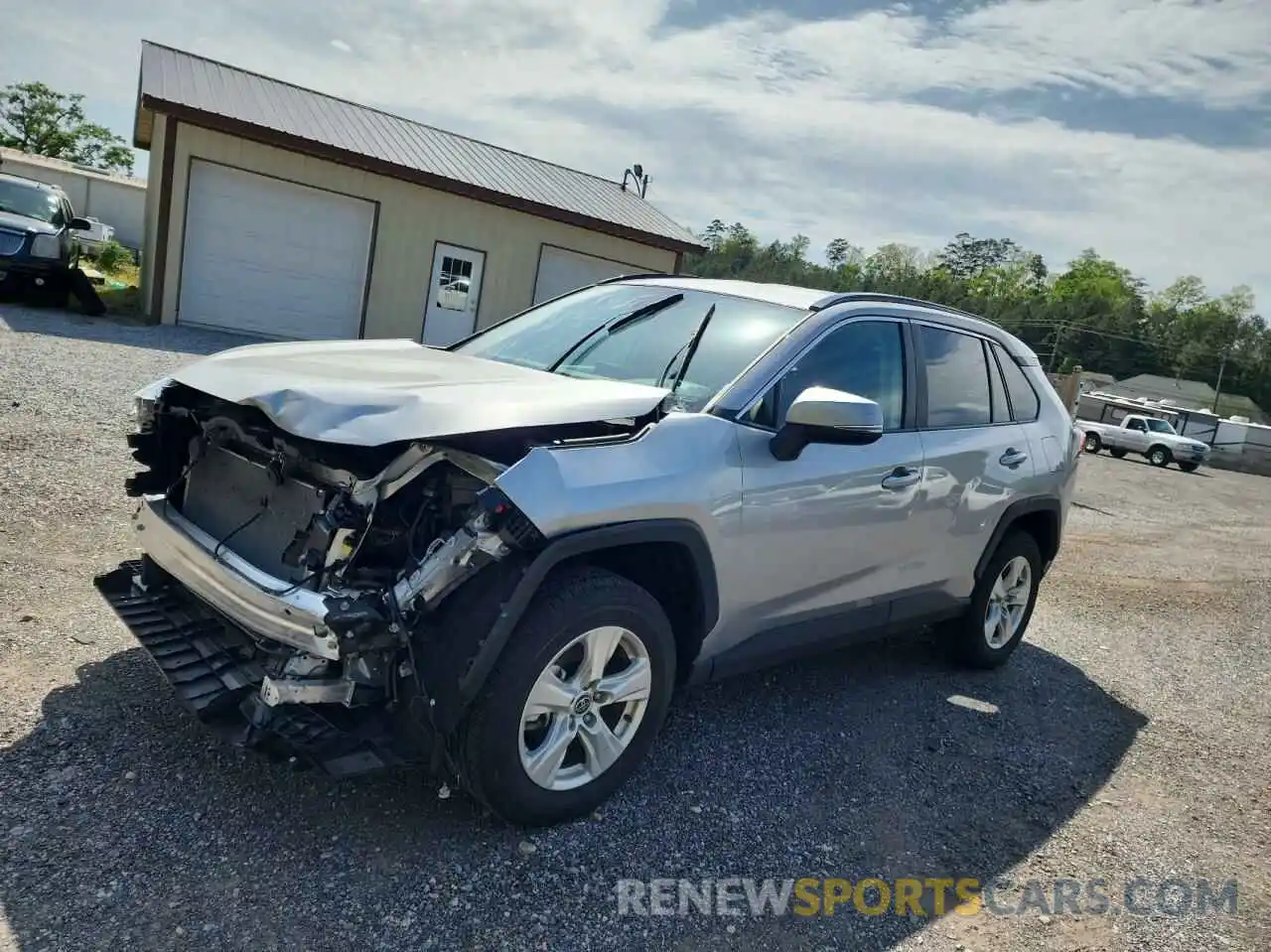 2 Photograph of a damaged car 2T3W1RFVXMW137348 TOYOTA RAV4 2021