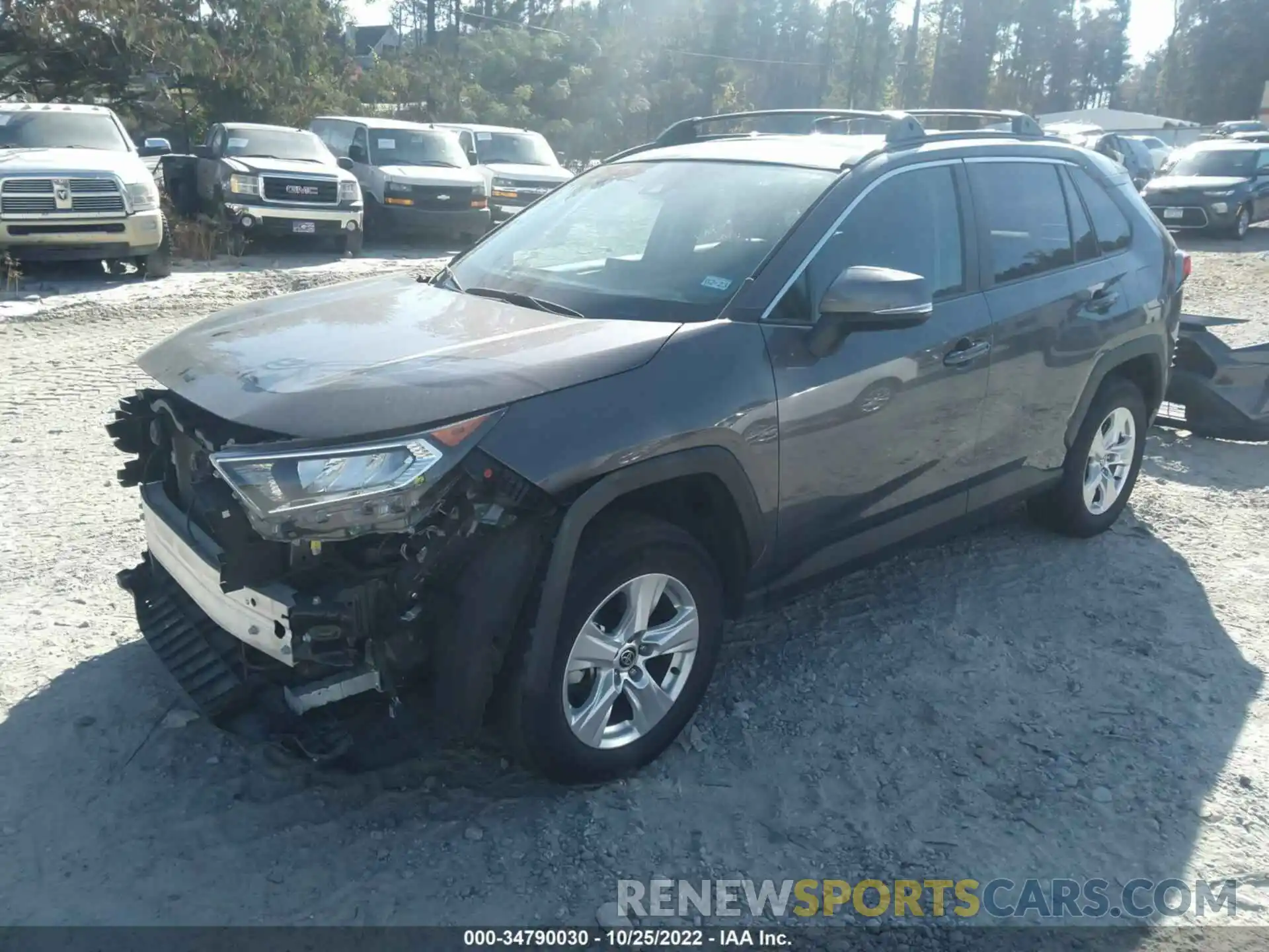 2 Photograph of a damaged car 2T3W1RFVXMW138595 TOYOTA RAV4 2021