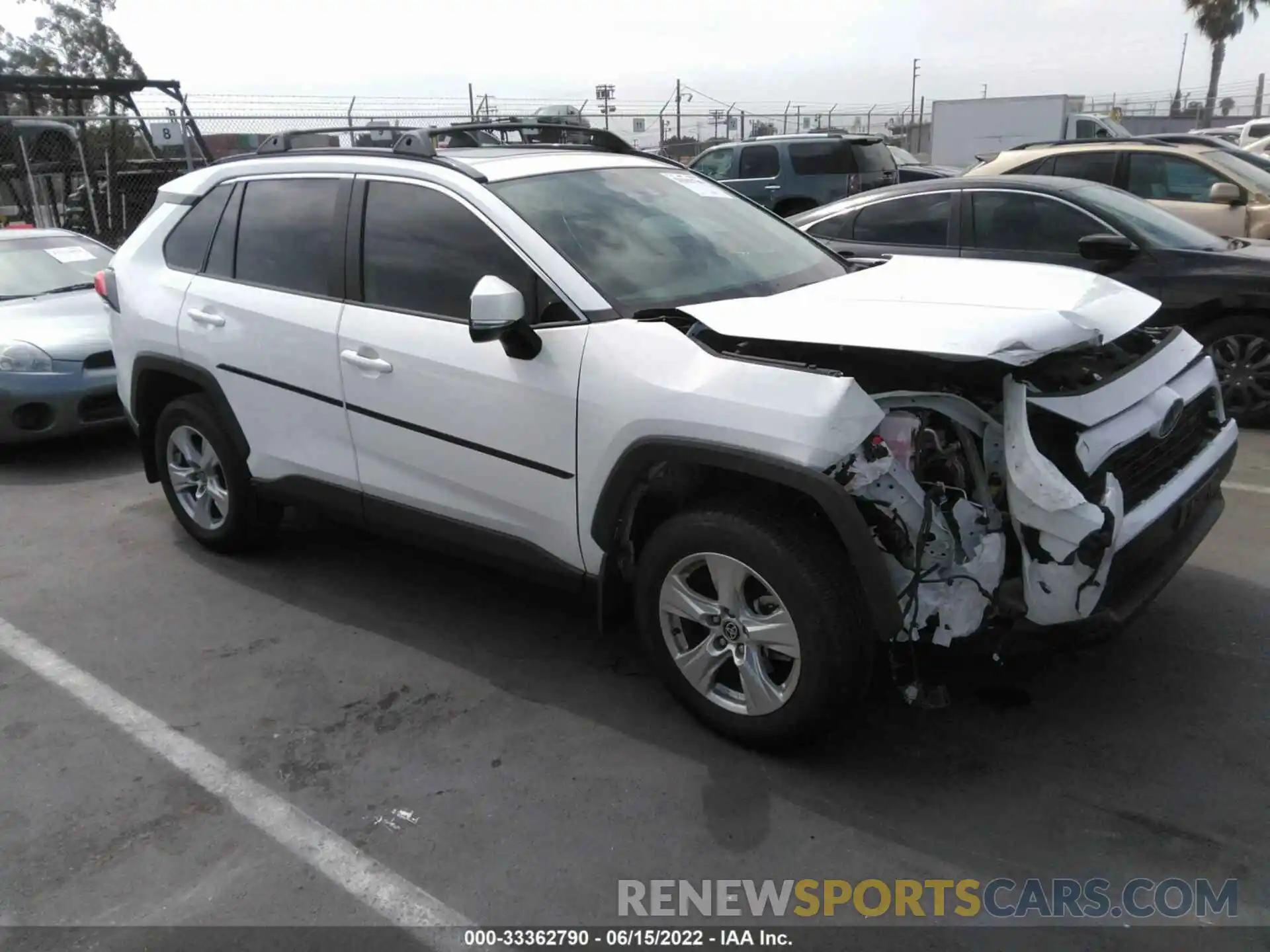 1 Photograph of a damaged car 2T3W1RFVXMW150293 TOYOTA RAV4 2021