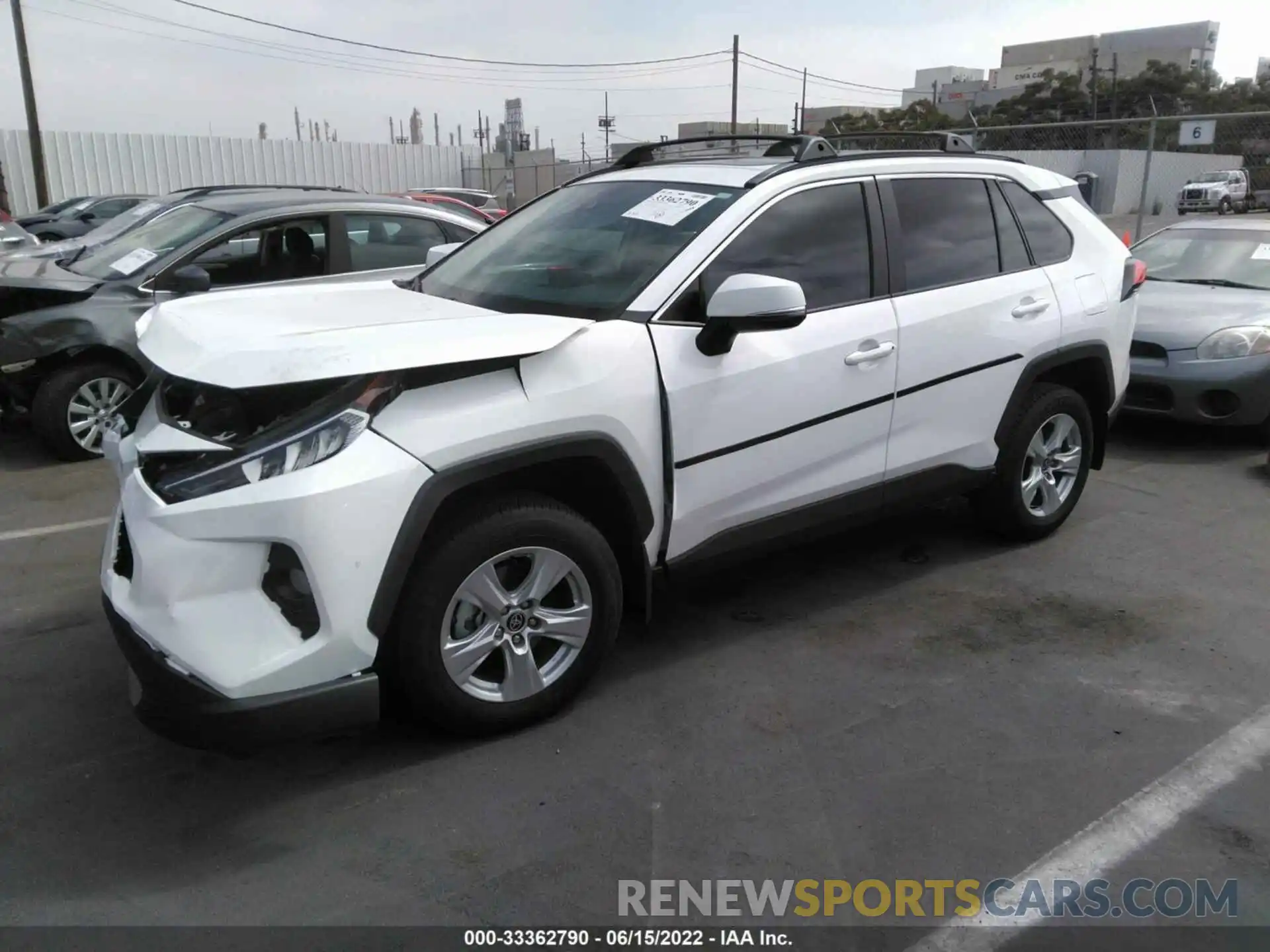 2 Photograph of a damaged car 2T3W1RFVXMW150293 TOYOTA RAV4 2021