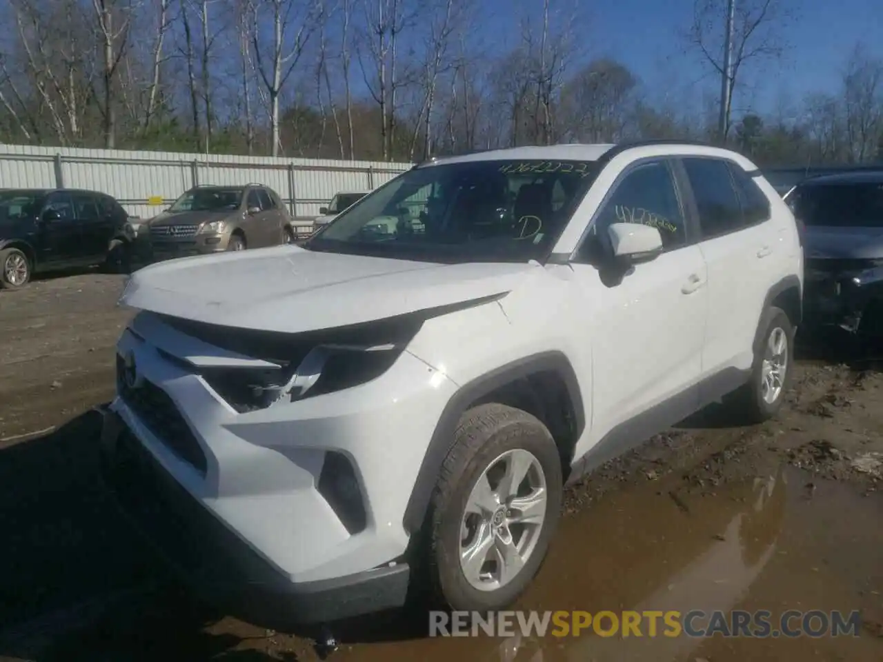 2 Photograph of a damaged car 2T3W1RFVXMW150598 TOYOTA RAV4 2021