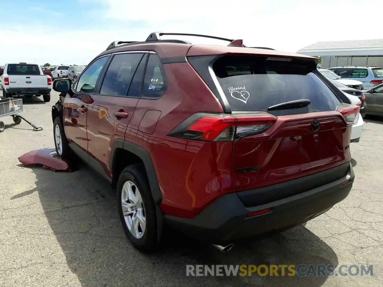 3 Photograph of a damaged car 2T3W1RFVXMW160578 TOYOTA RAV4 2021