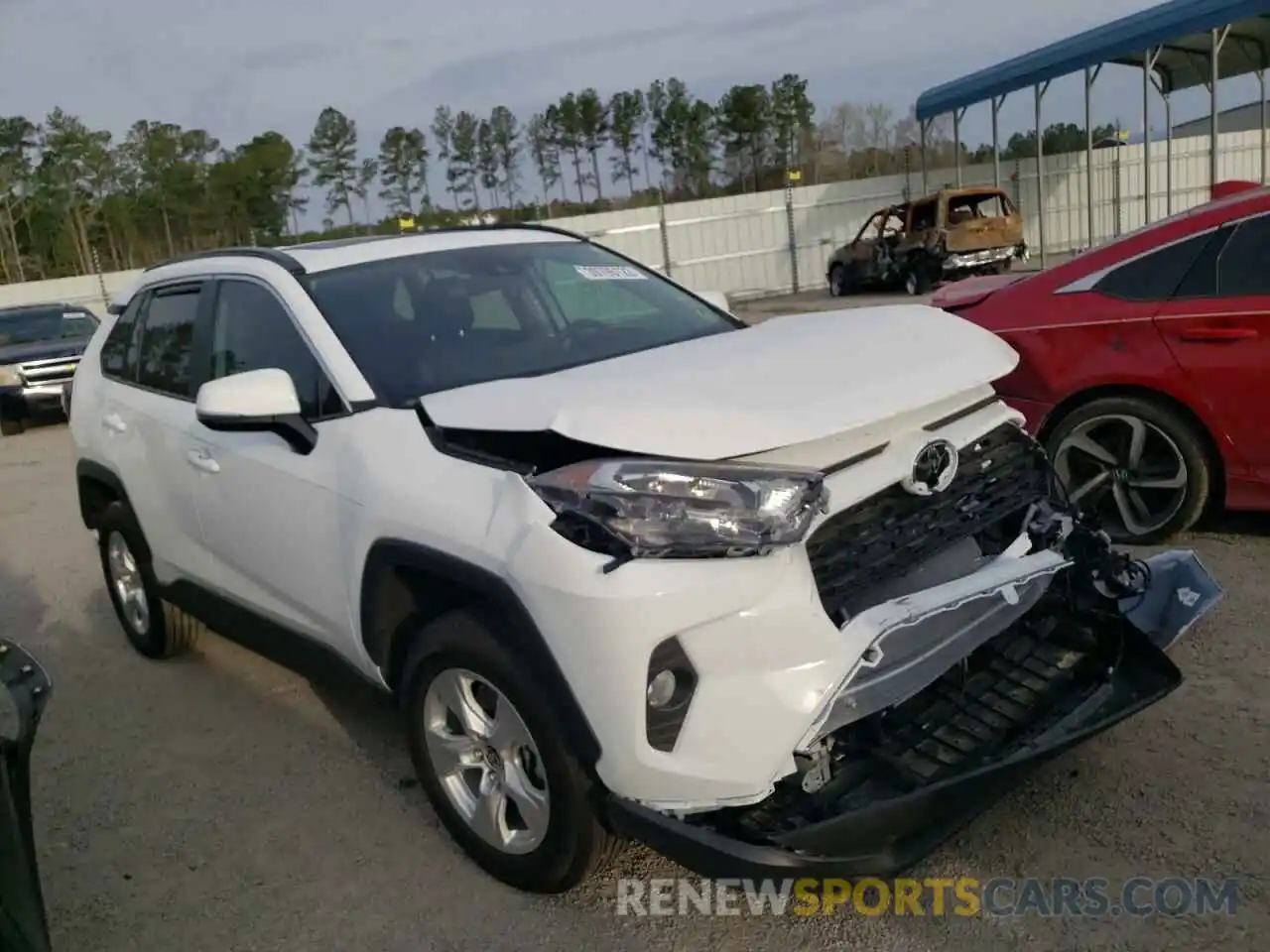 1 Фотография поврежденного автомобиля 2T3W1RFVXMW161214 TOYOTA RAV4 2021