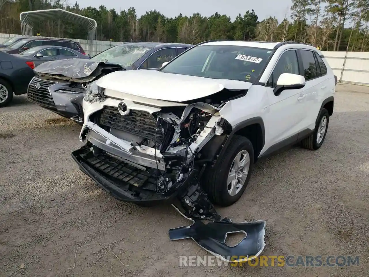 2 Photograph of a damaged car 2T3W1RFVXMW161214 TOYOTA RAV4 2021