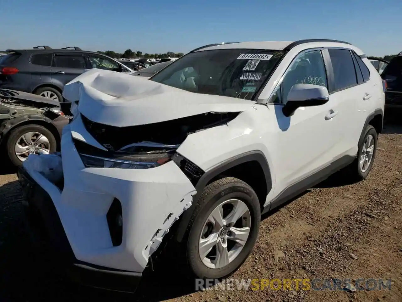 2 Photograph of a damaged car 2T3W1RFVXMW161830 TOYOTA RAV4 2021